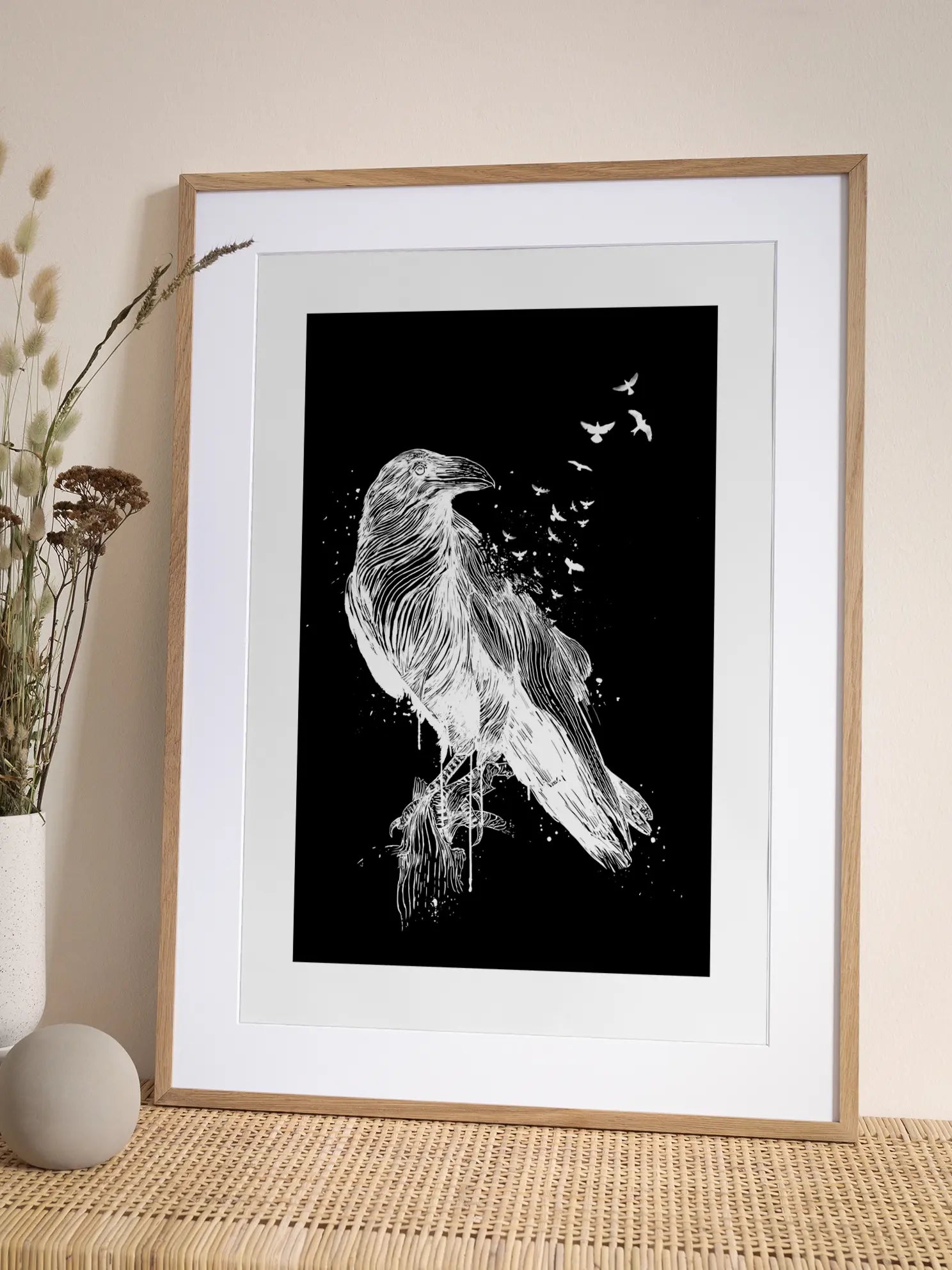 White Raven Poster