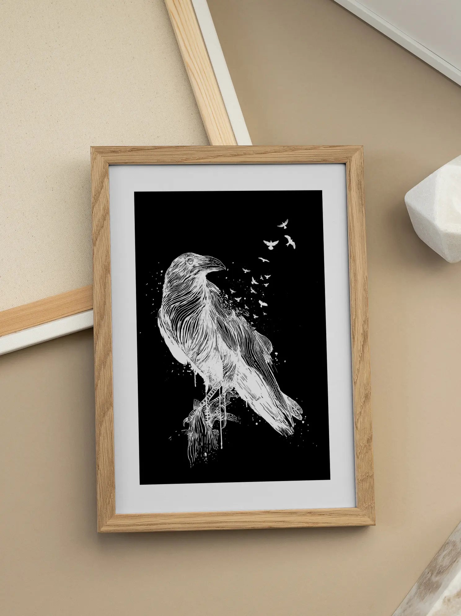 White Raven Poster
