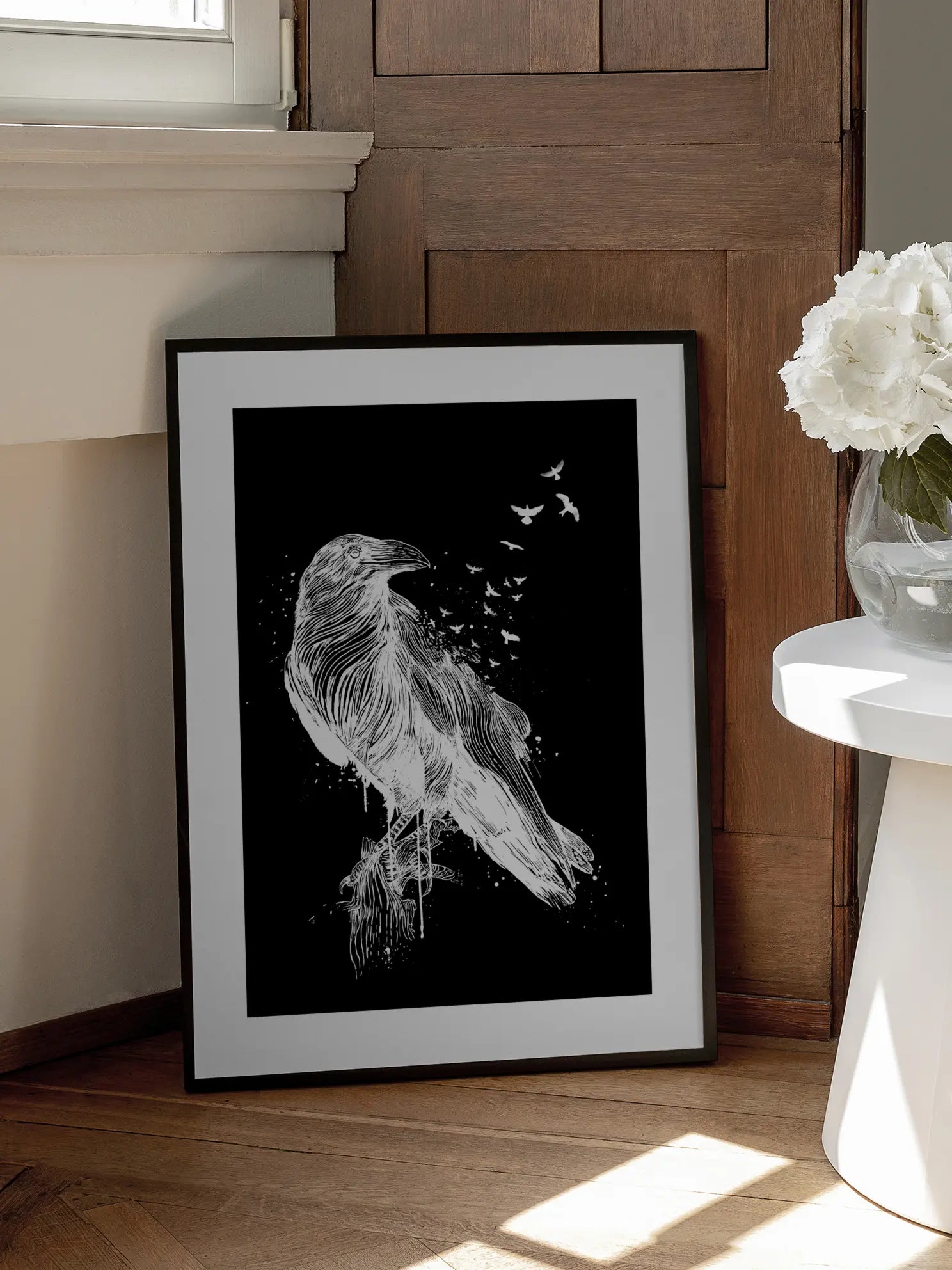 White Raven Poster