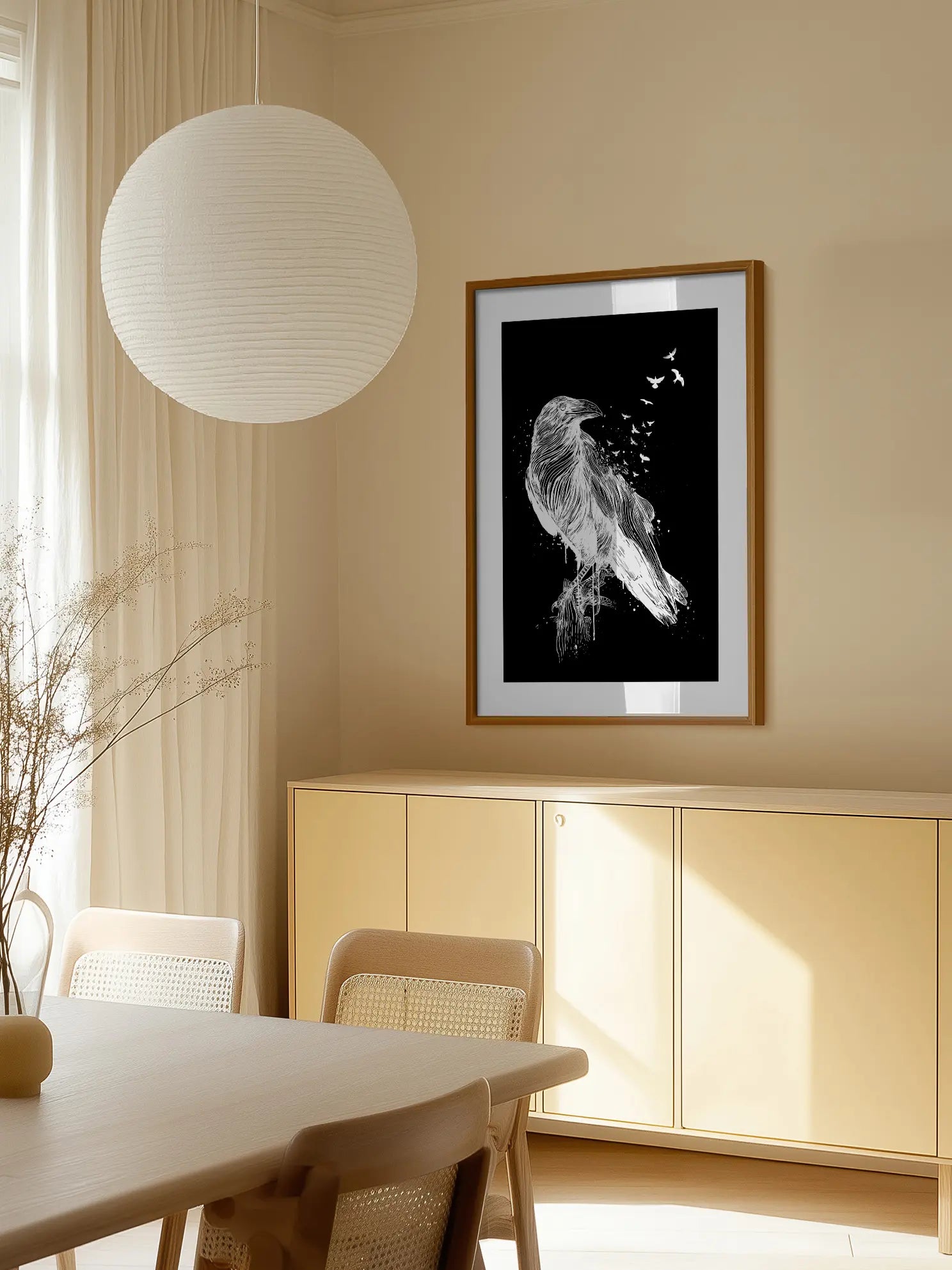White Raven Poster