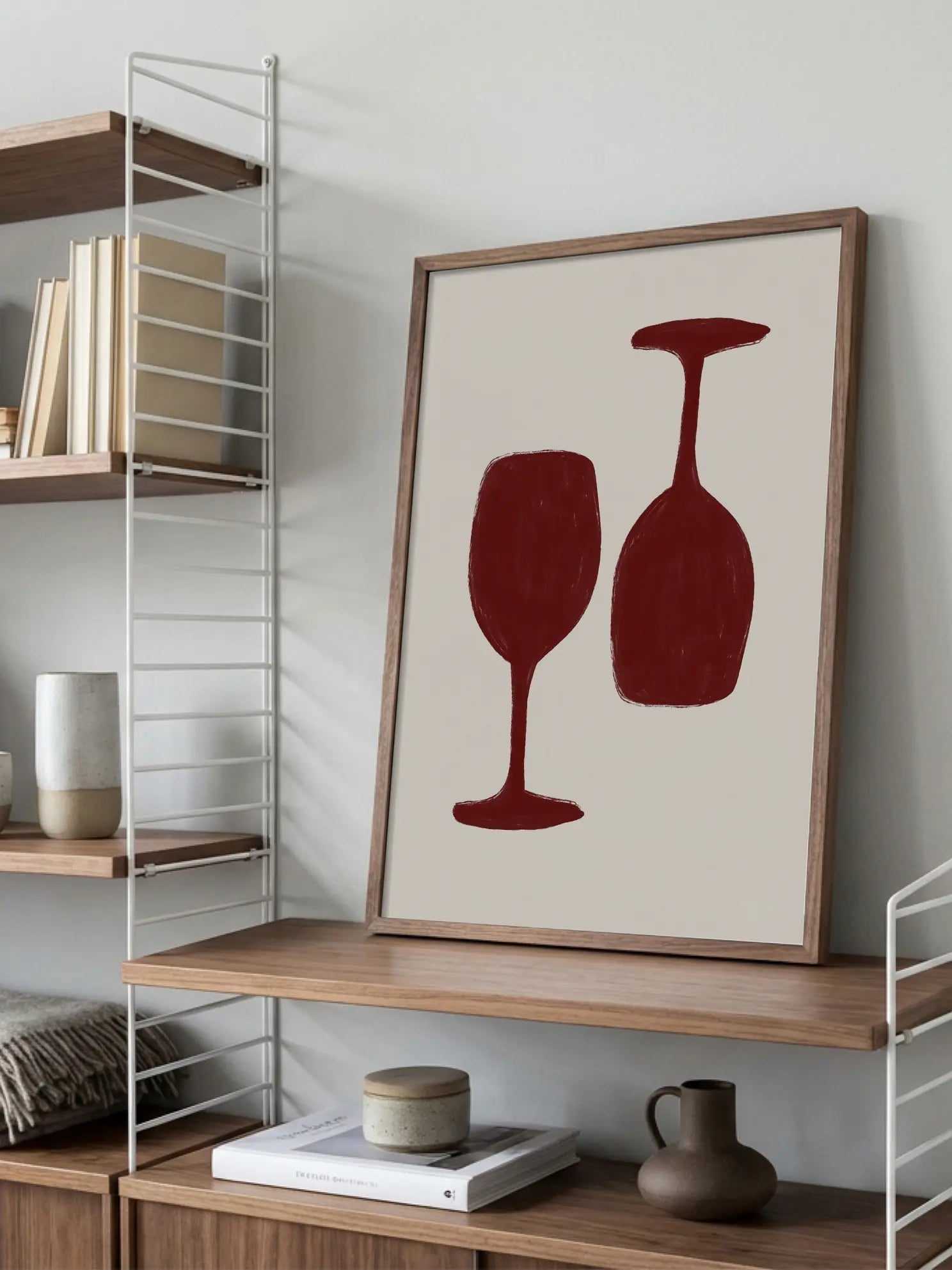 Wine Around The Clock Poster