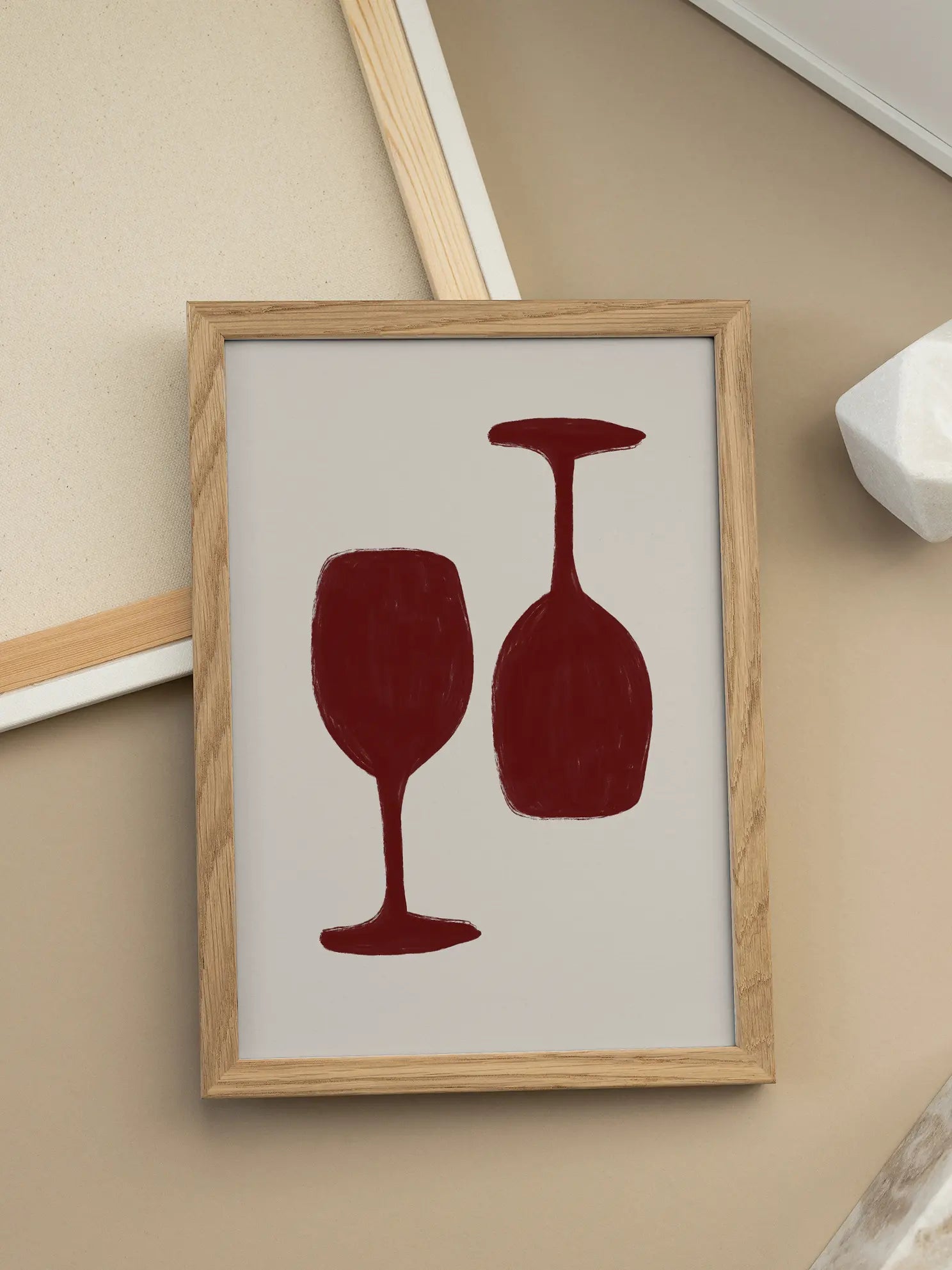 Wine Around The Clock Poster