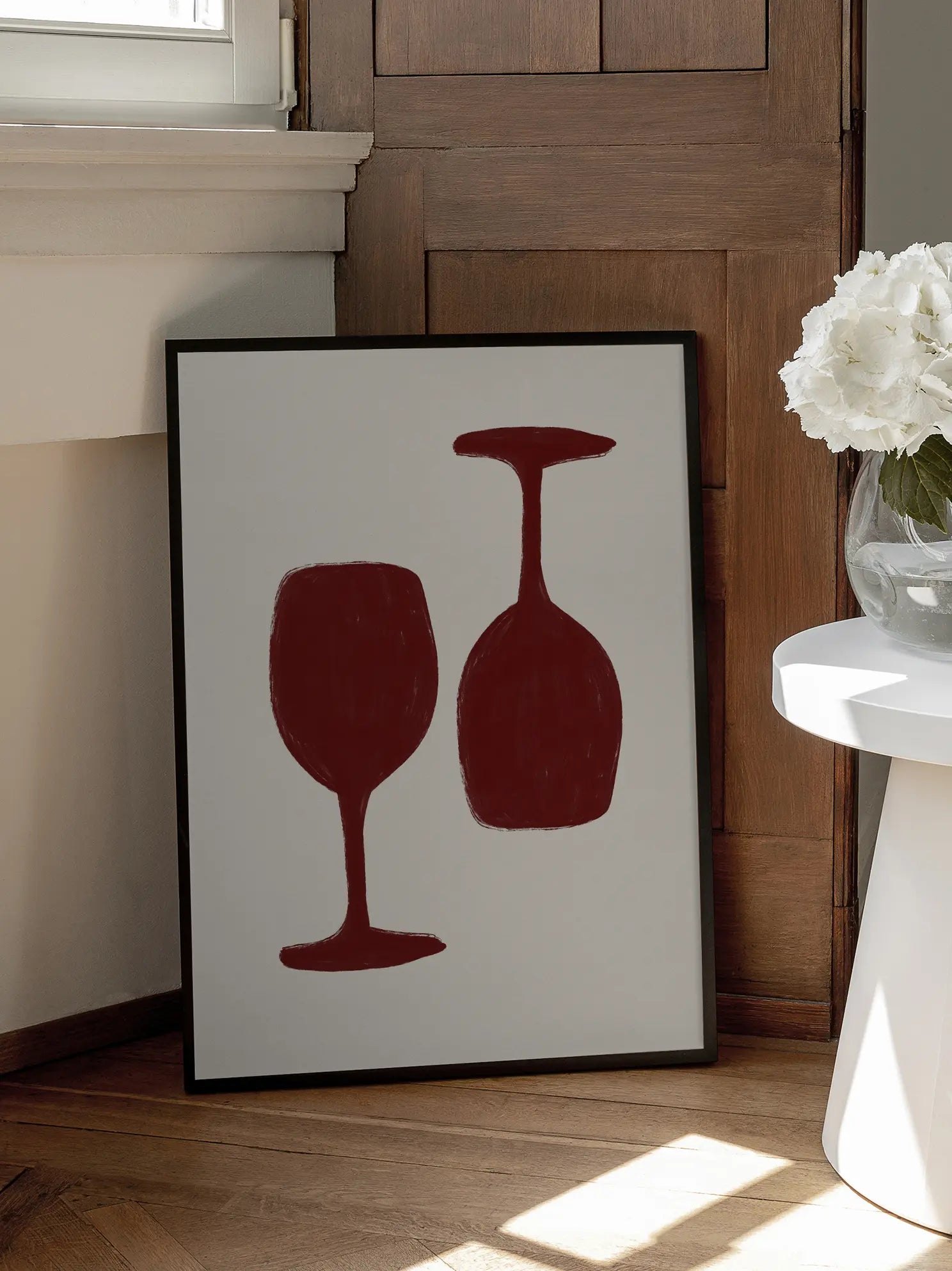 Wine Around The Clock Poster