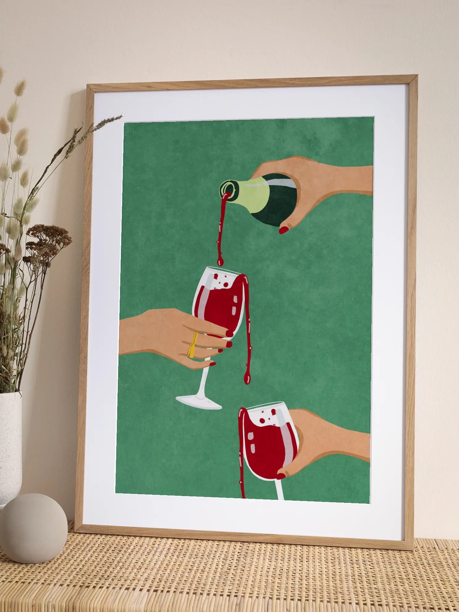 Wine Gluttony Poster