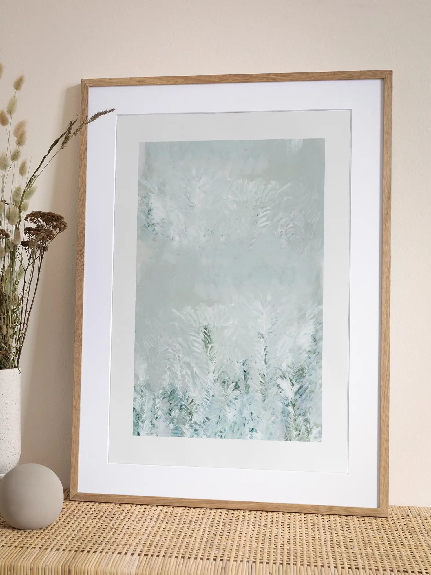 Winter Abstract Poster