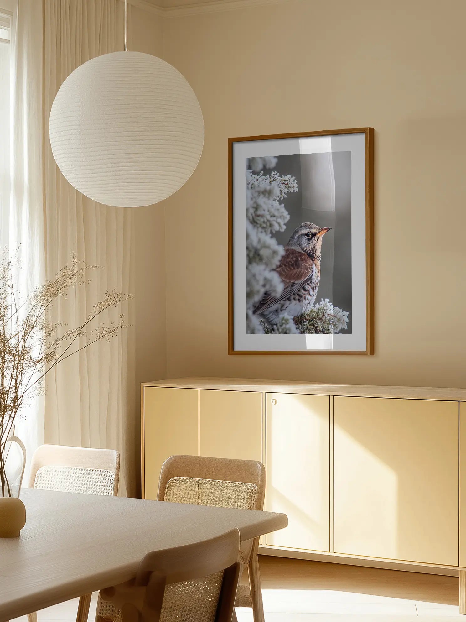 Winter Bird Poster