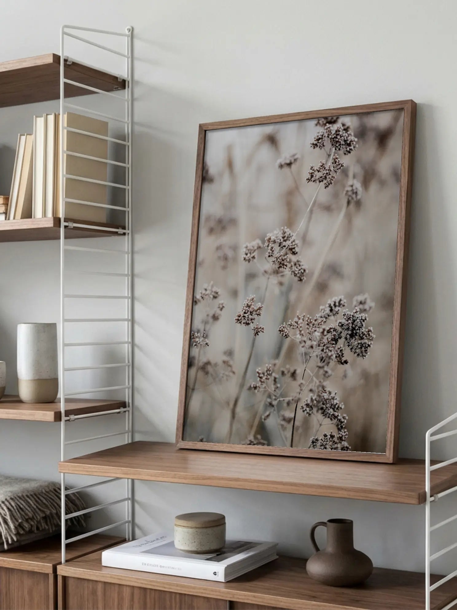 Winter Flowers Poster