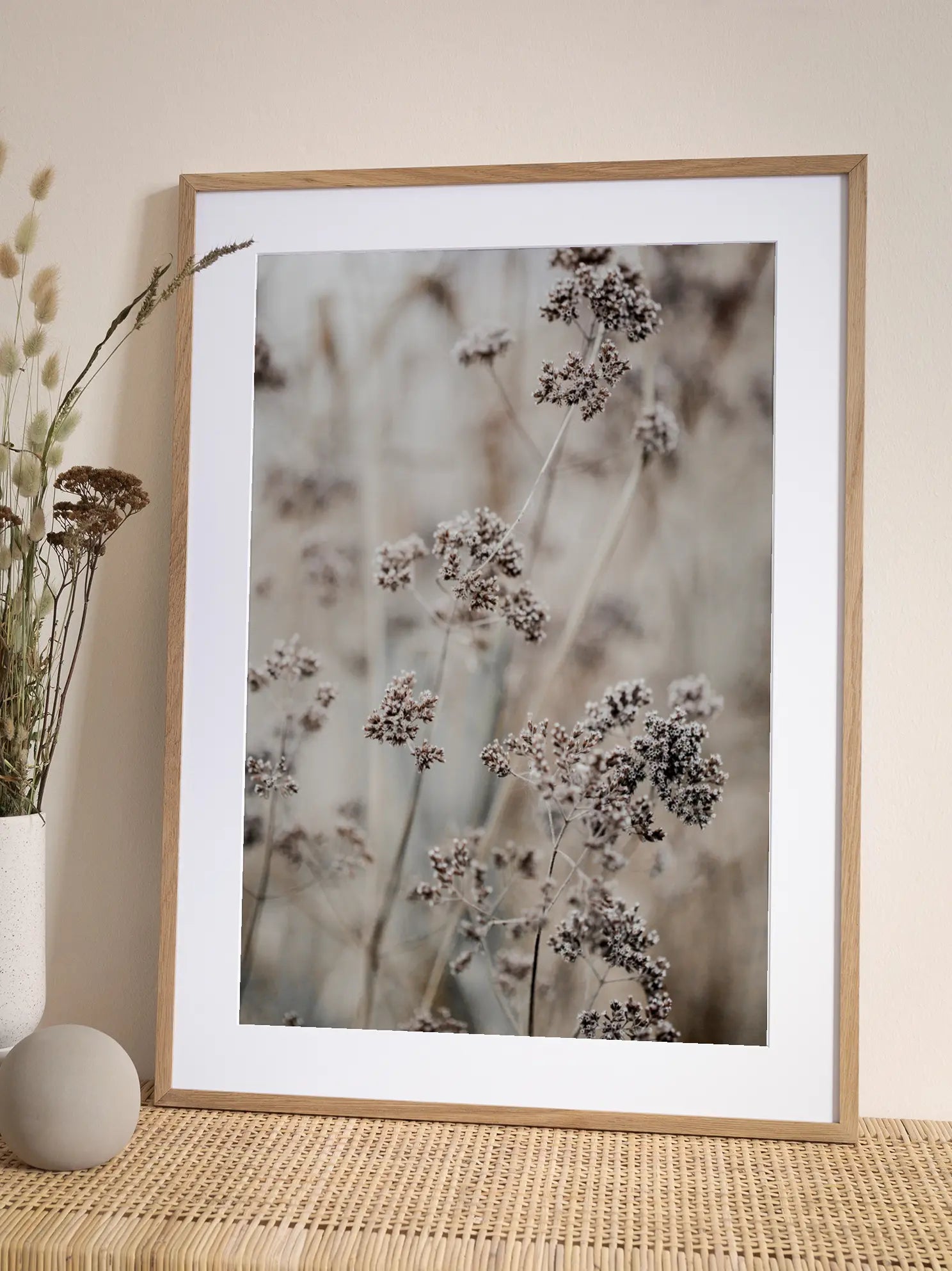 Winter Flowers Poster