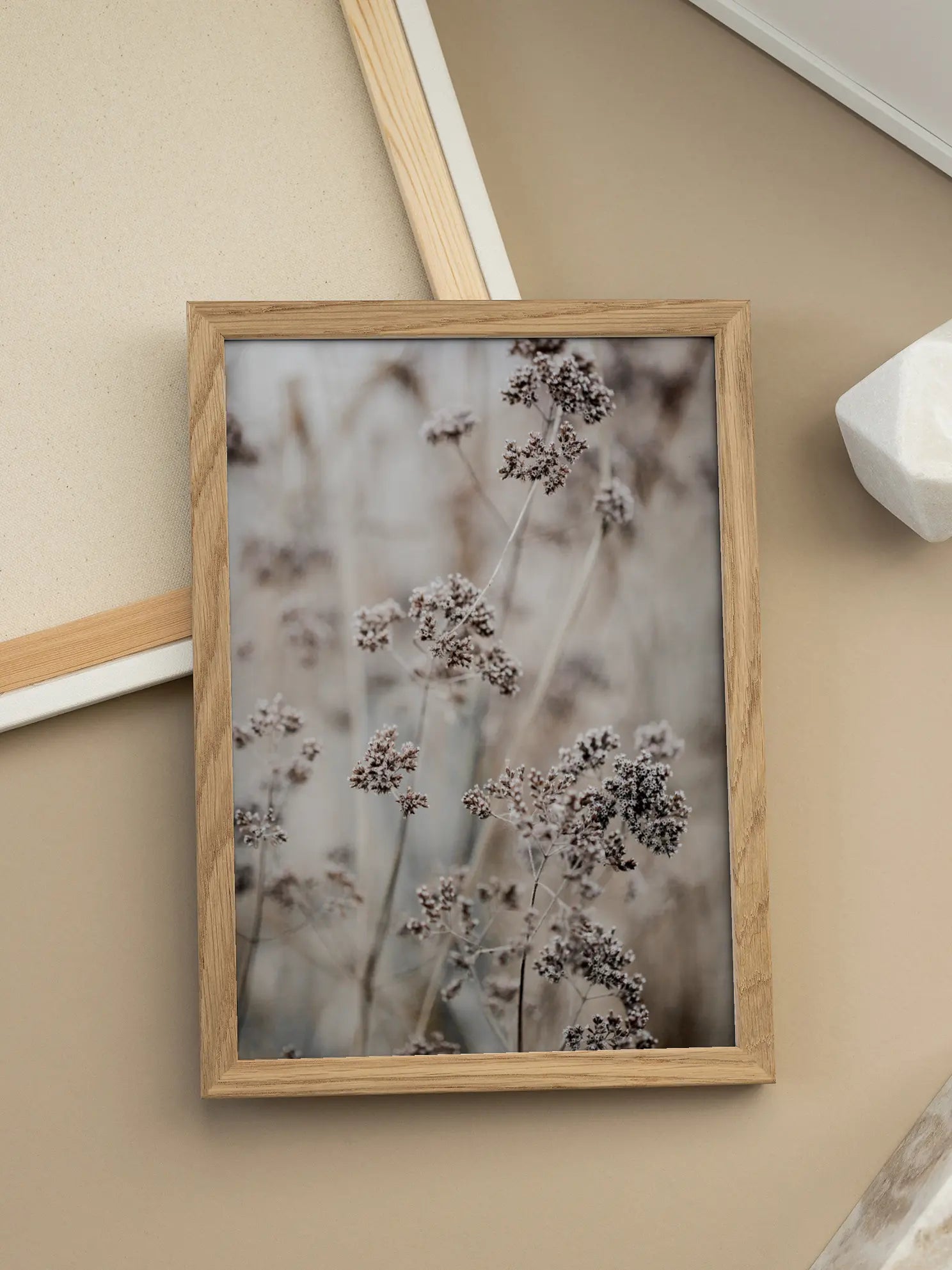 Winter Flowers Poster