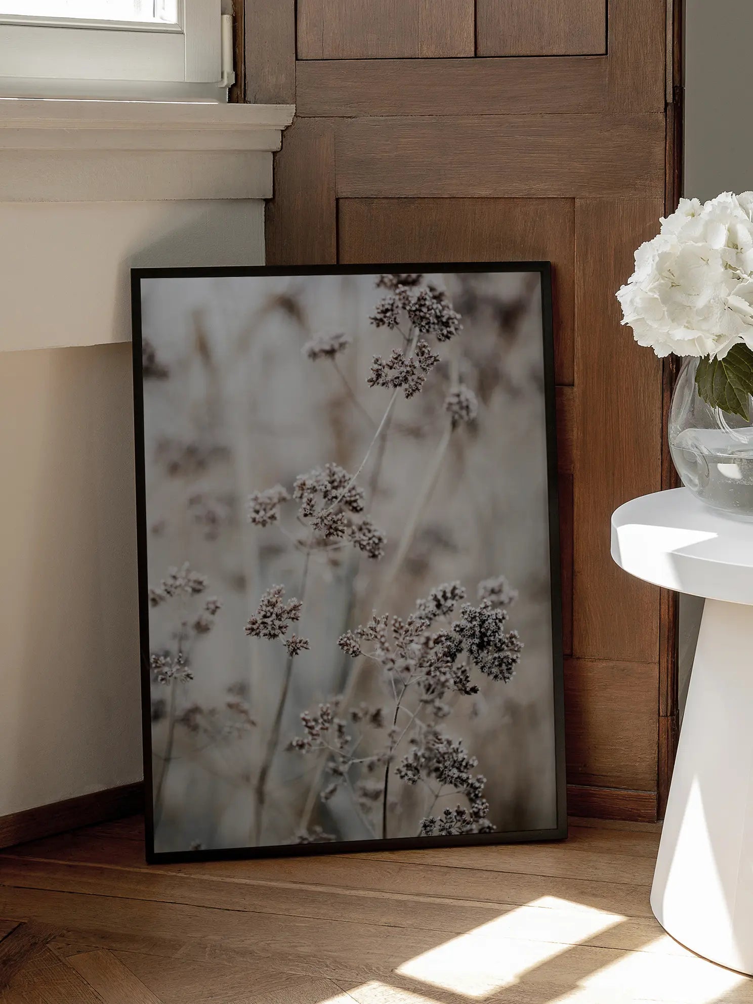 Winter Flowers Poster