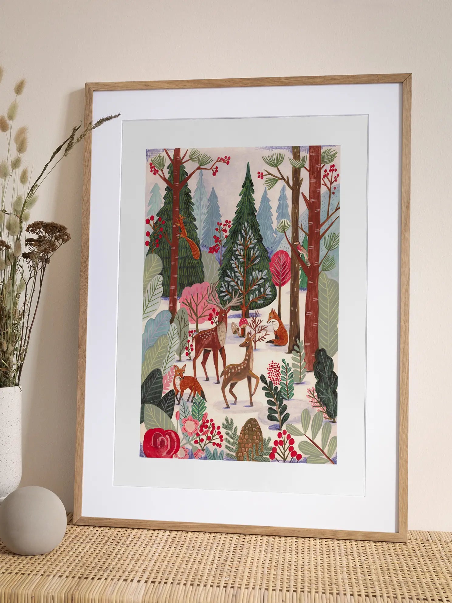 Winter Forest Poster