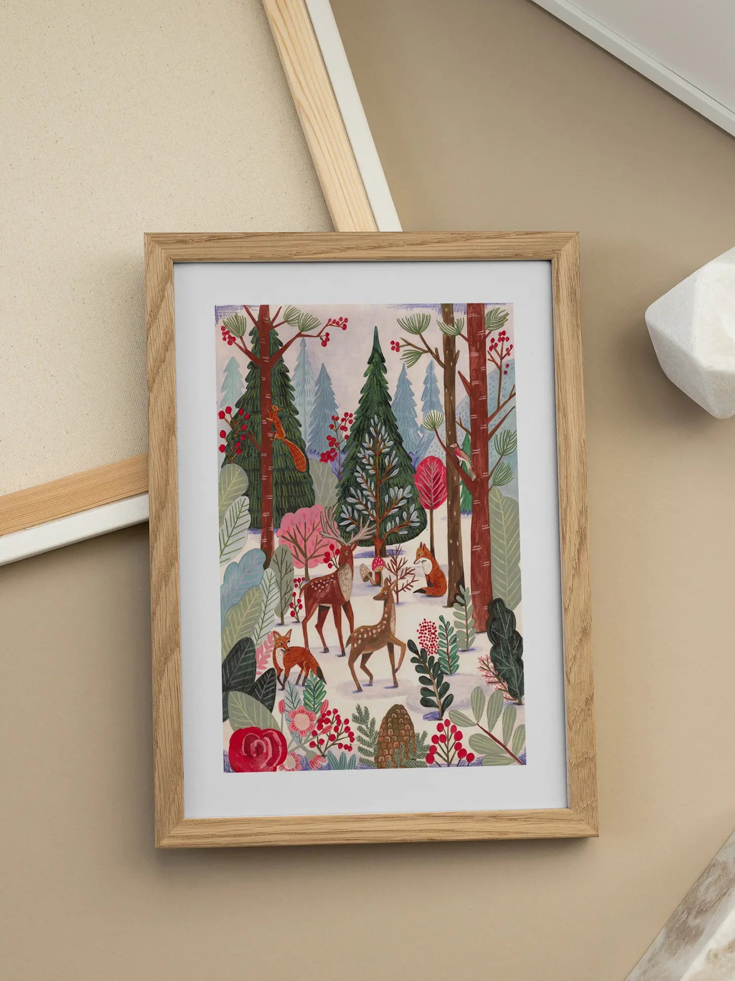Winter Forest Poster