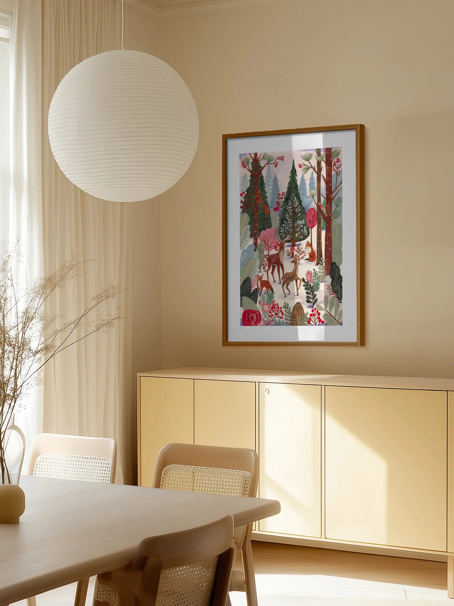 Winter Forest Poster
