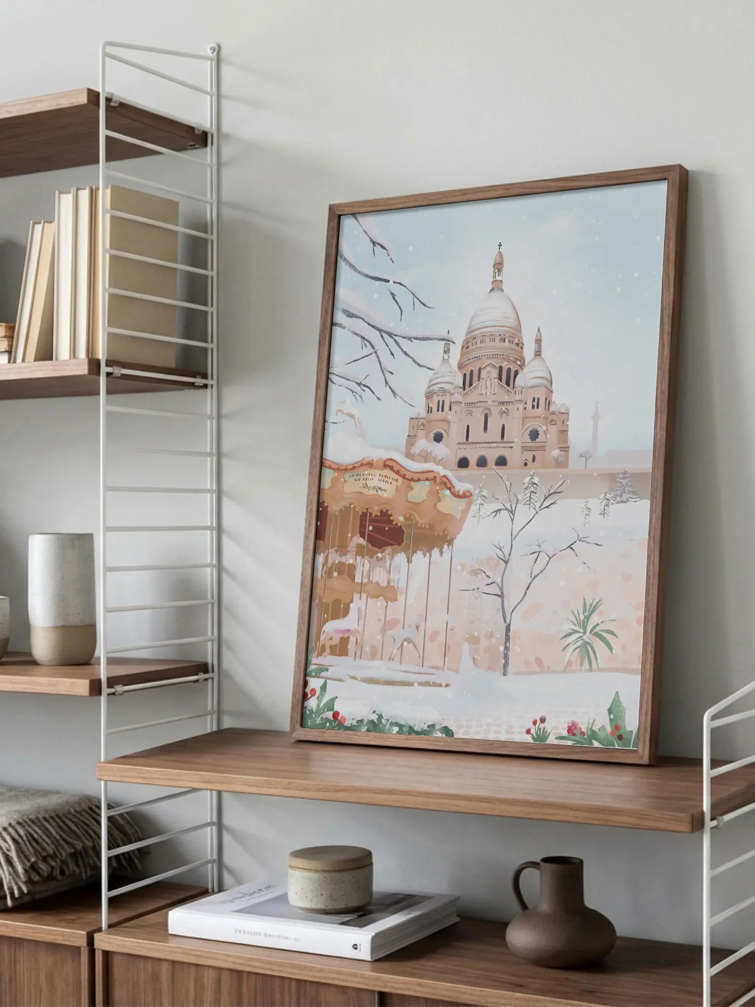 Winter in Paris Poster
