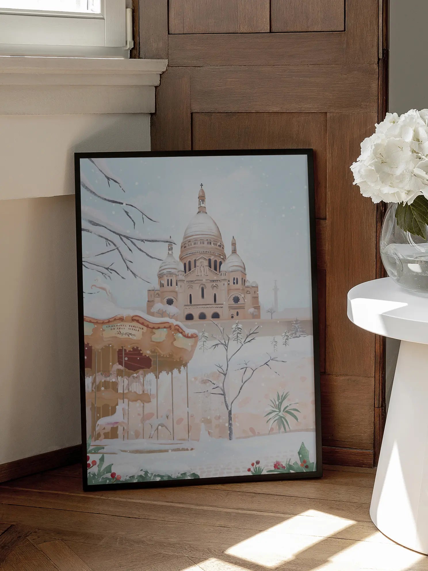Winter in Paris Poster