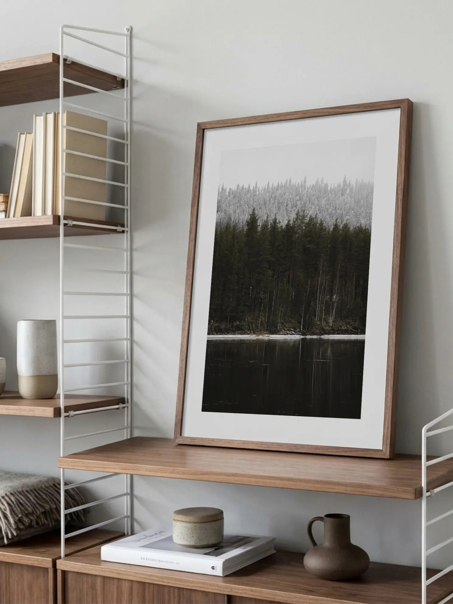 Winter Lake Poster