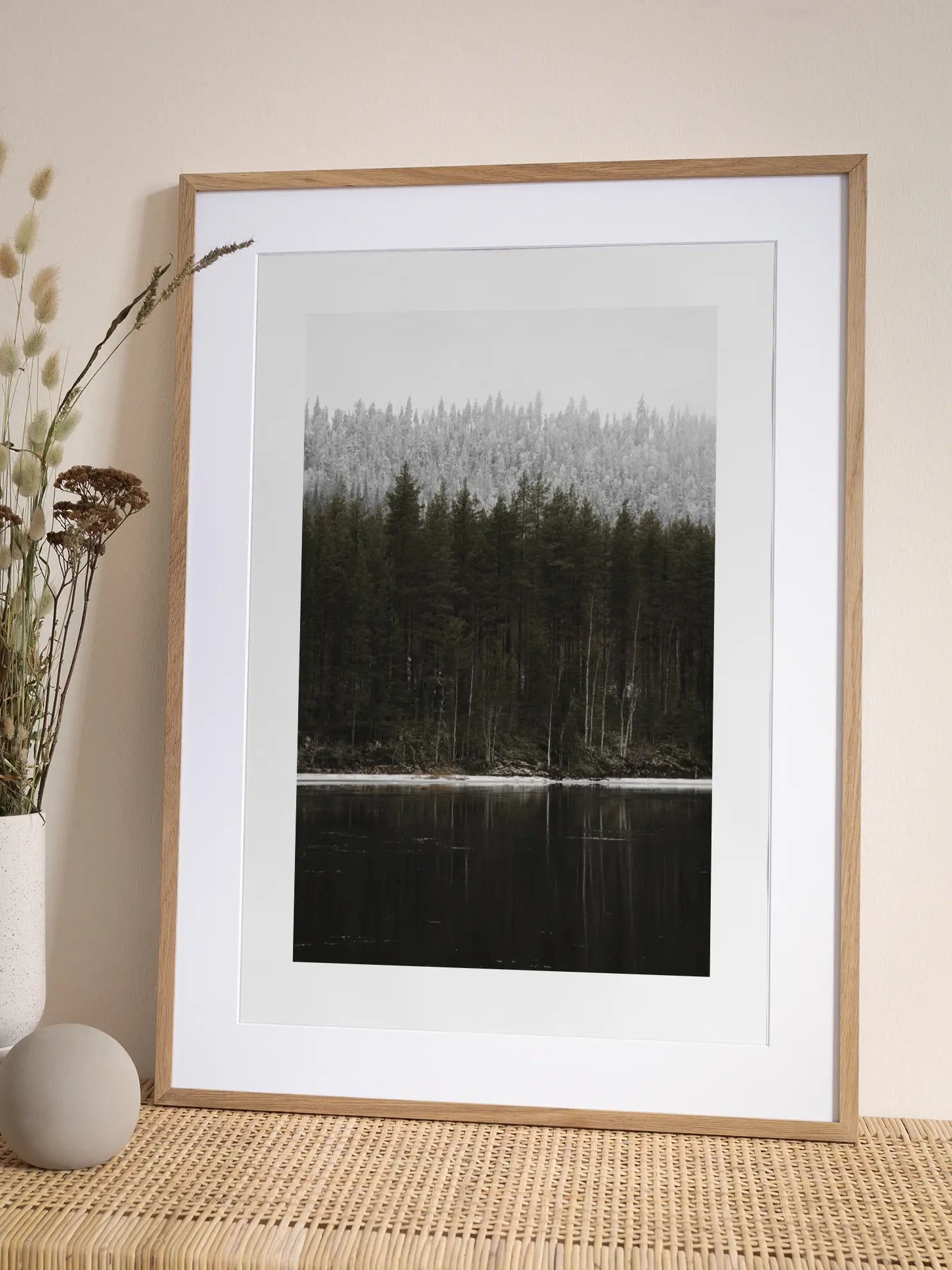 Winter Lake Poster