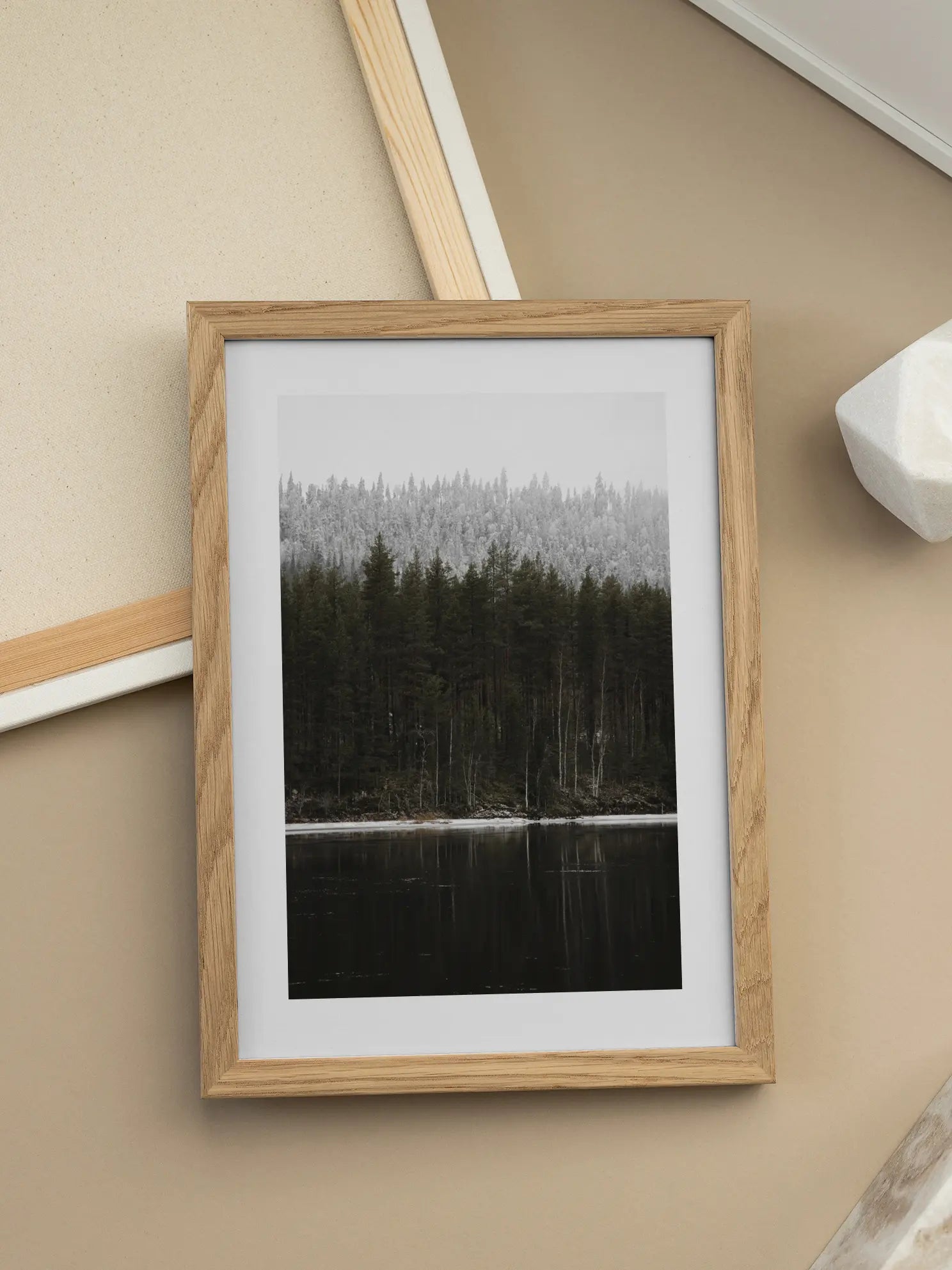 Winter Lake Poster