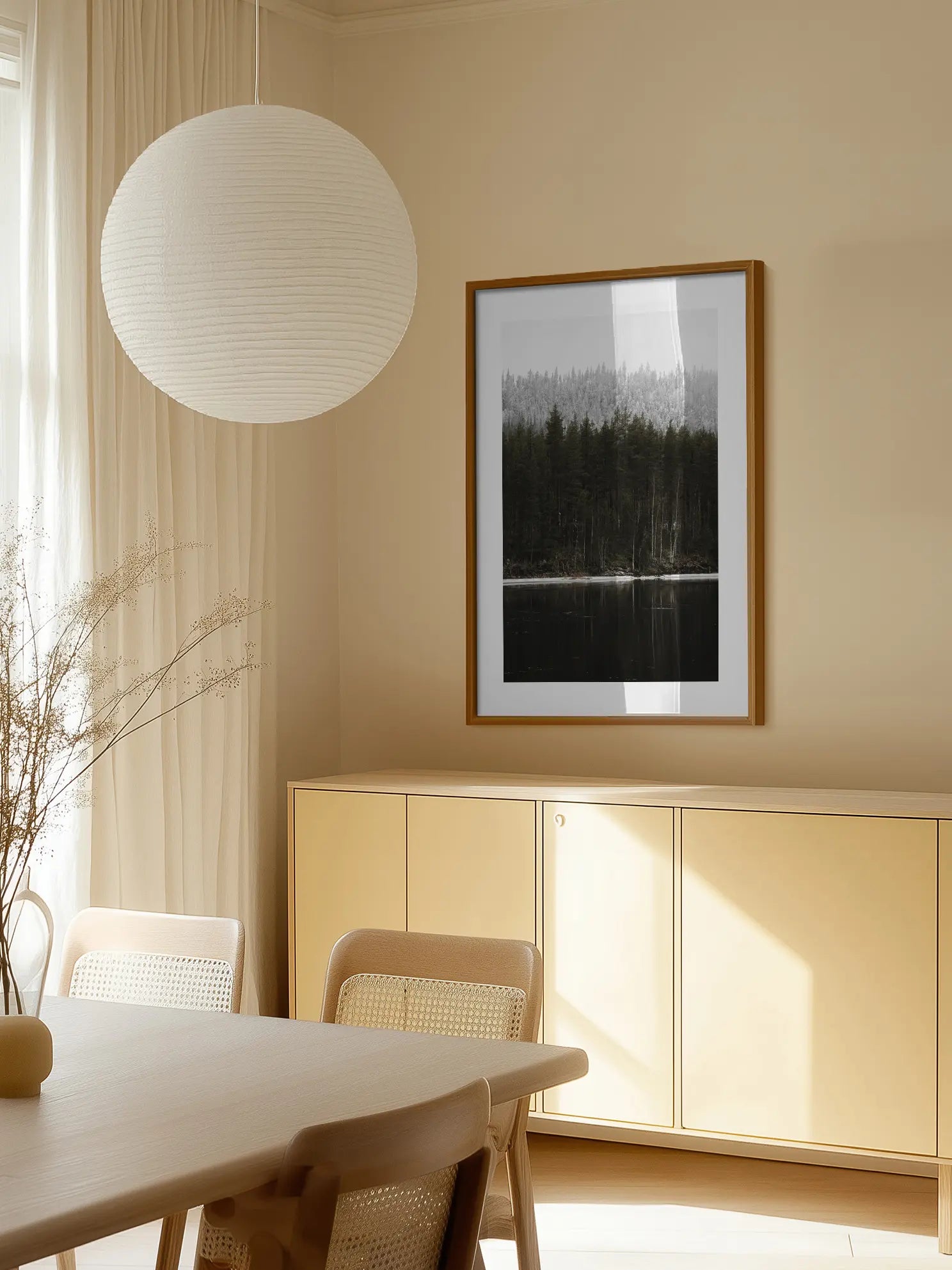 Winter Lake Poster
