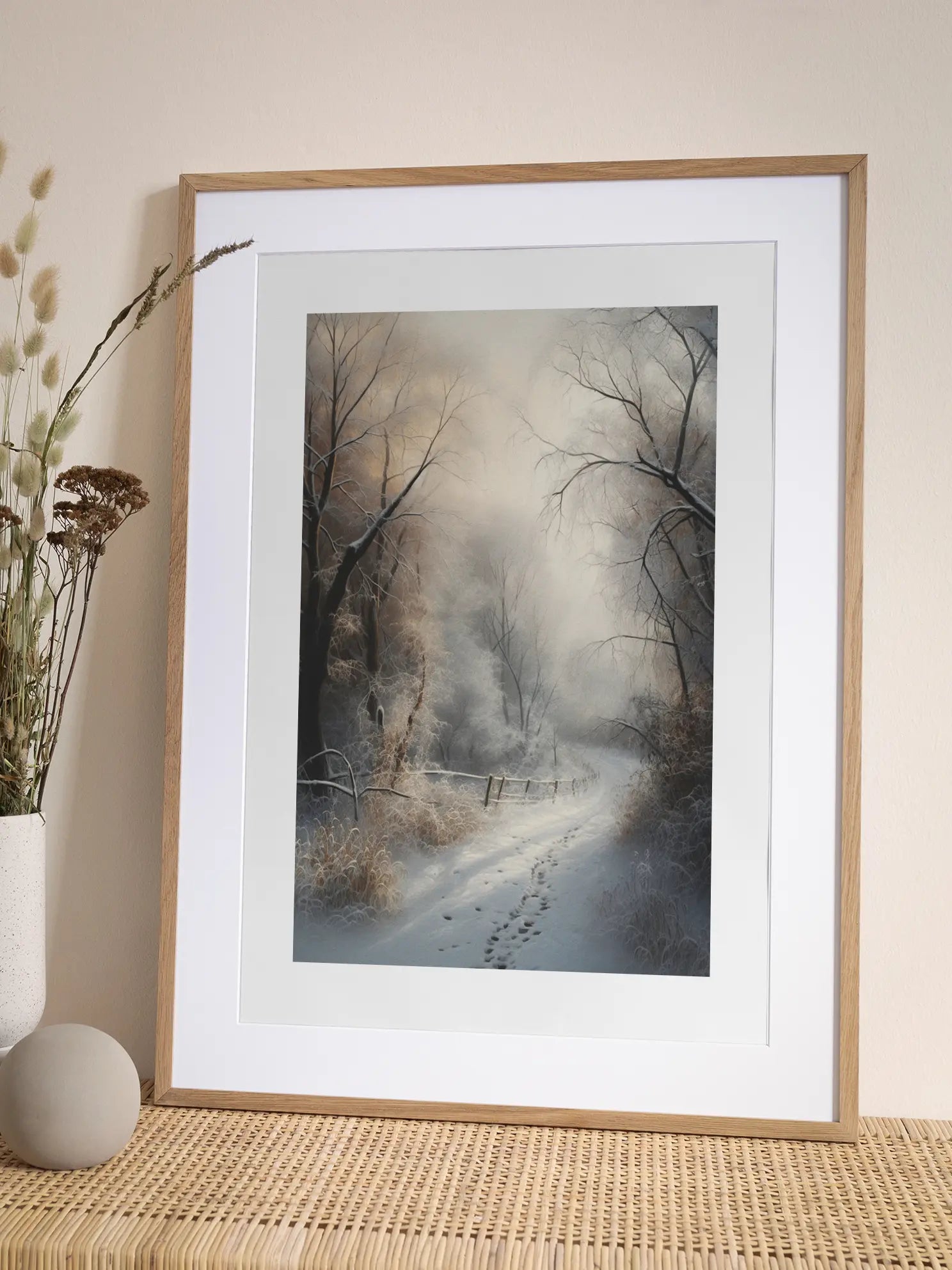 Winter Landscape Poster