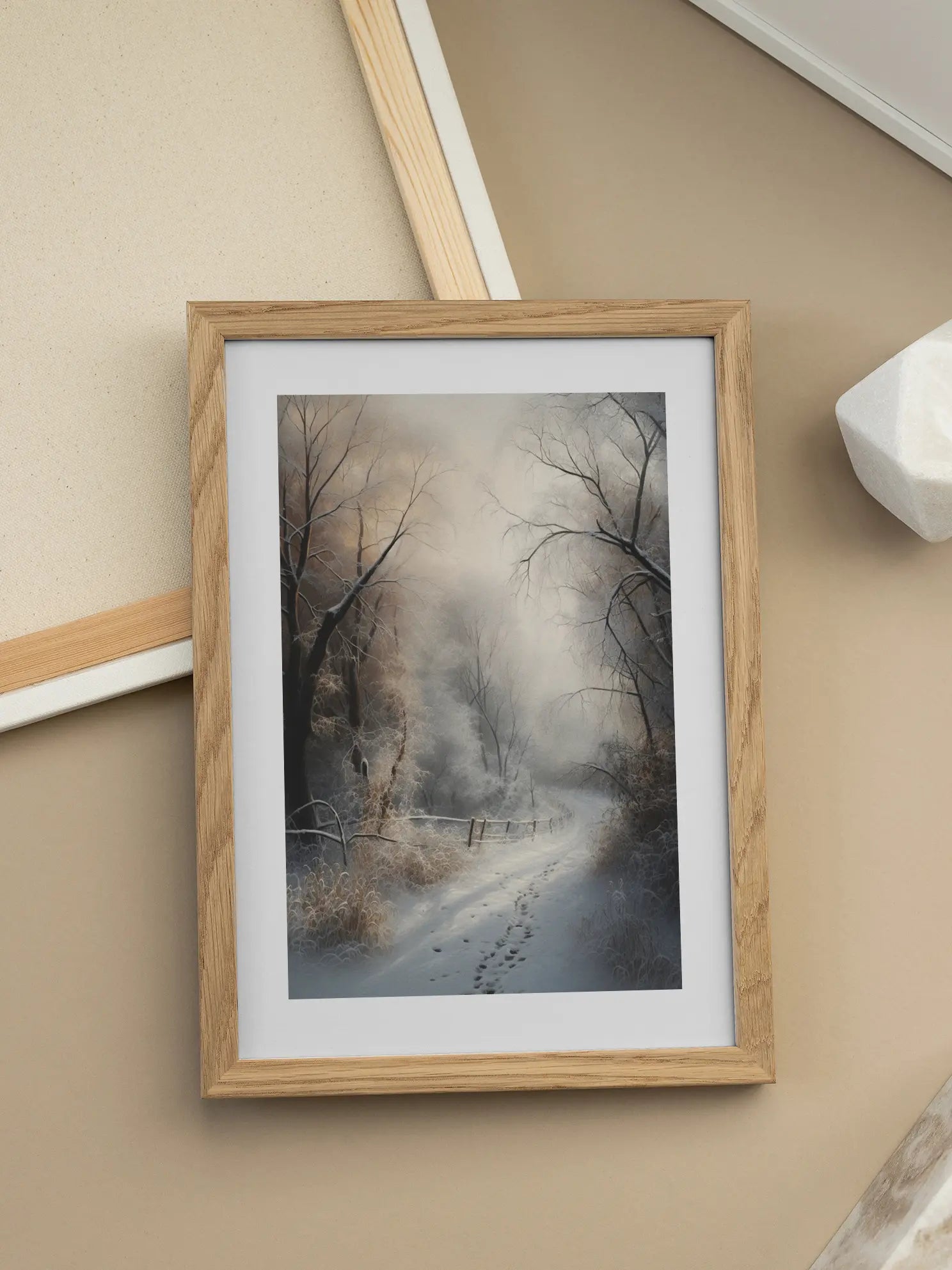 Winter Landscape Poster