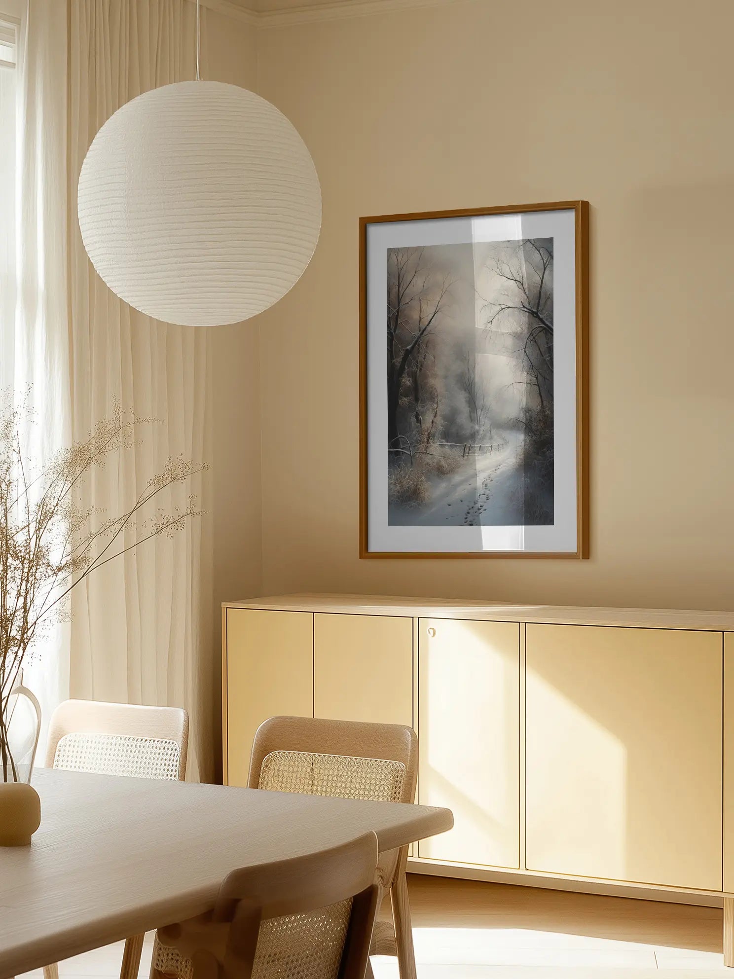 Winter Landscape Poster