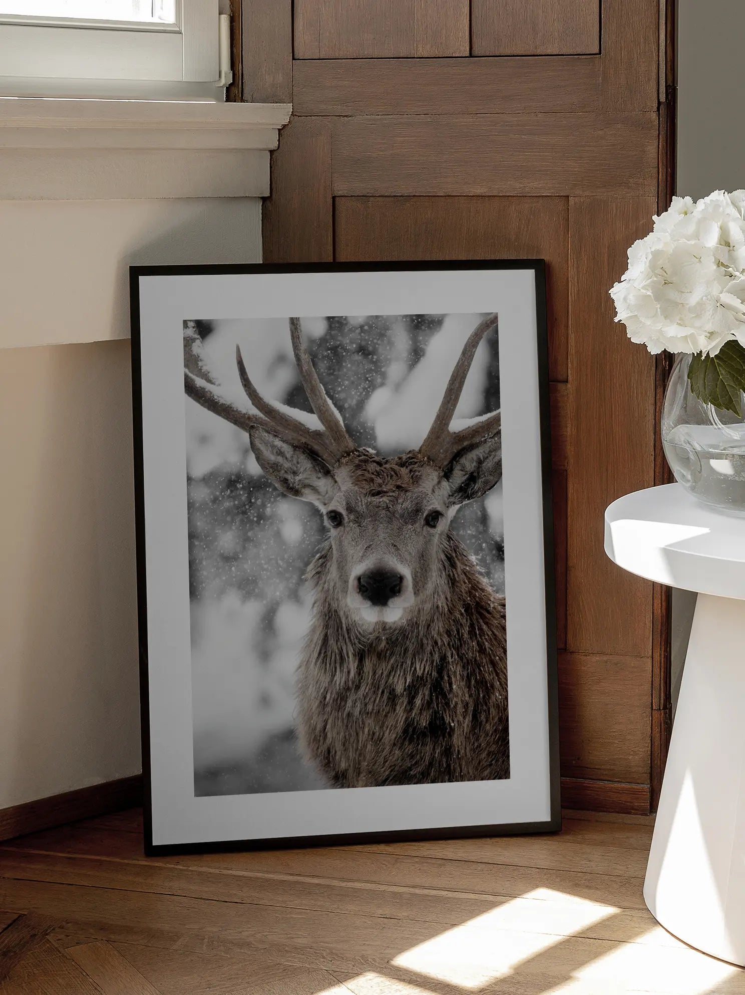 Winter Stag Poster