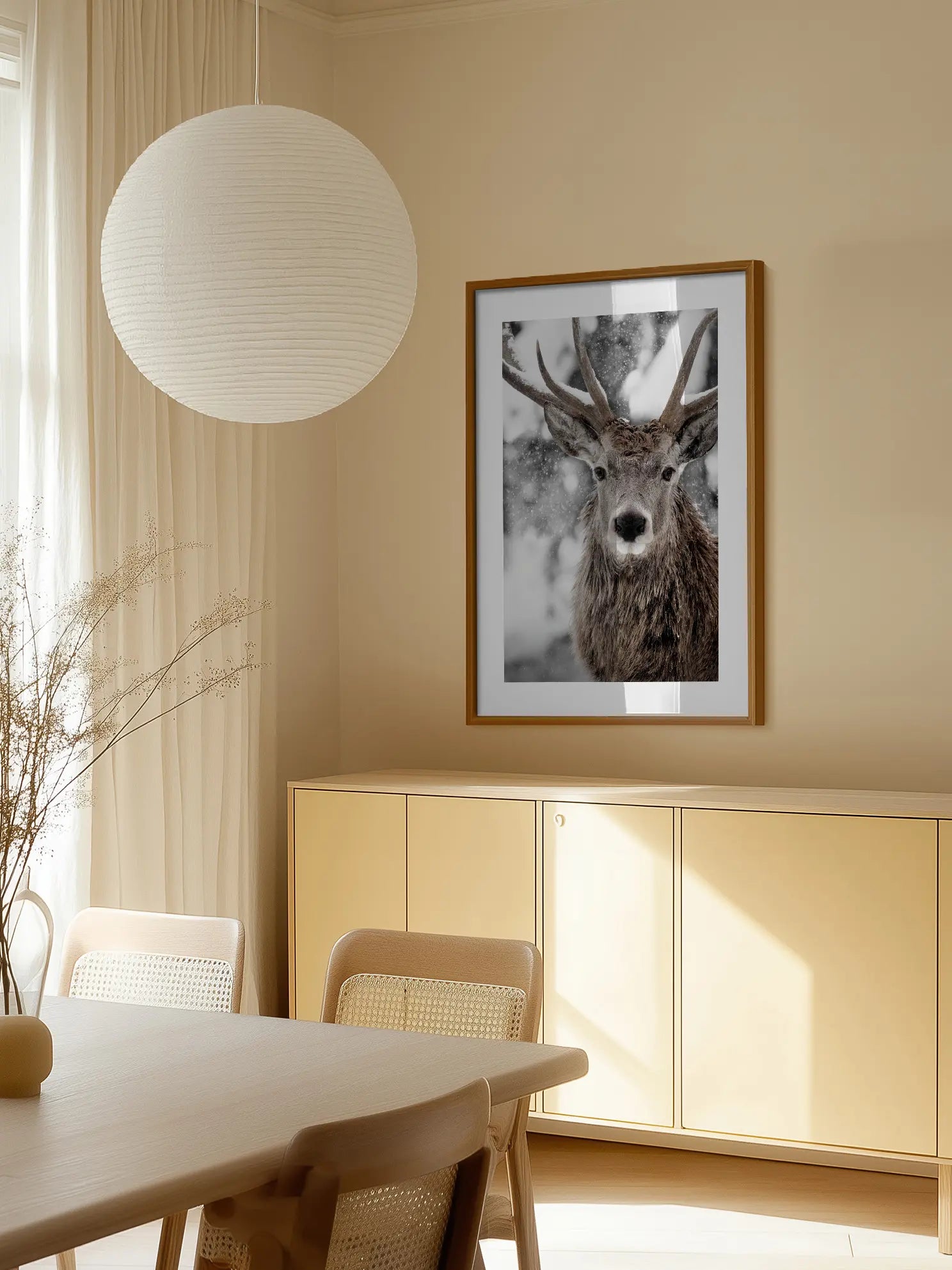 Winter Stag Poster