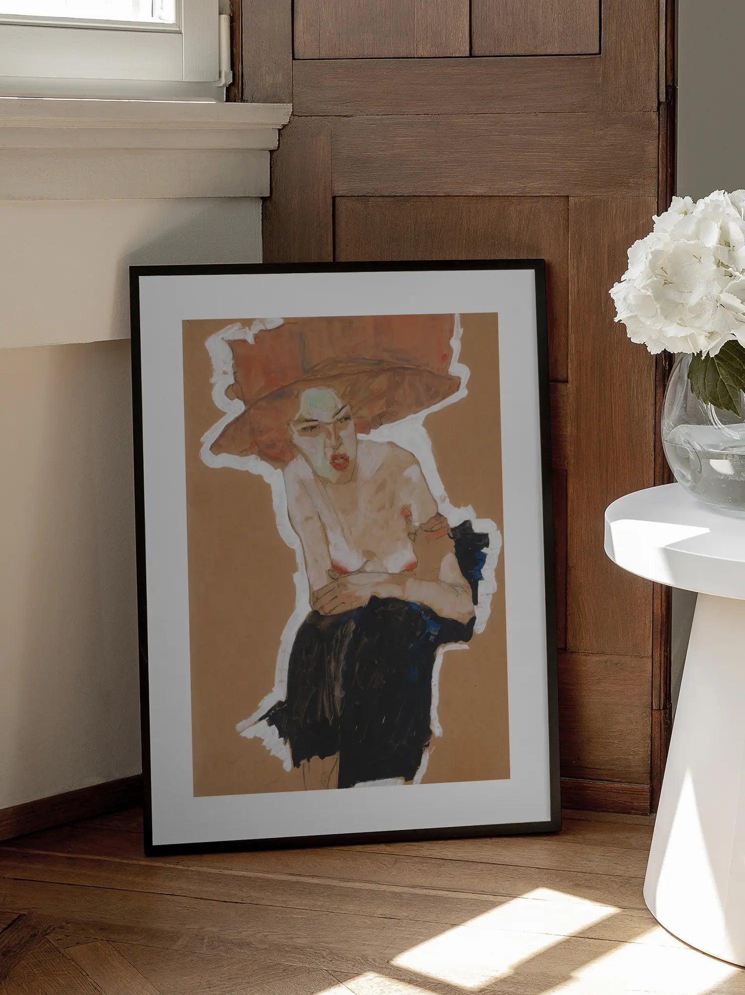 Woman with Hat Poster