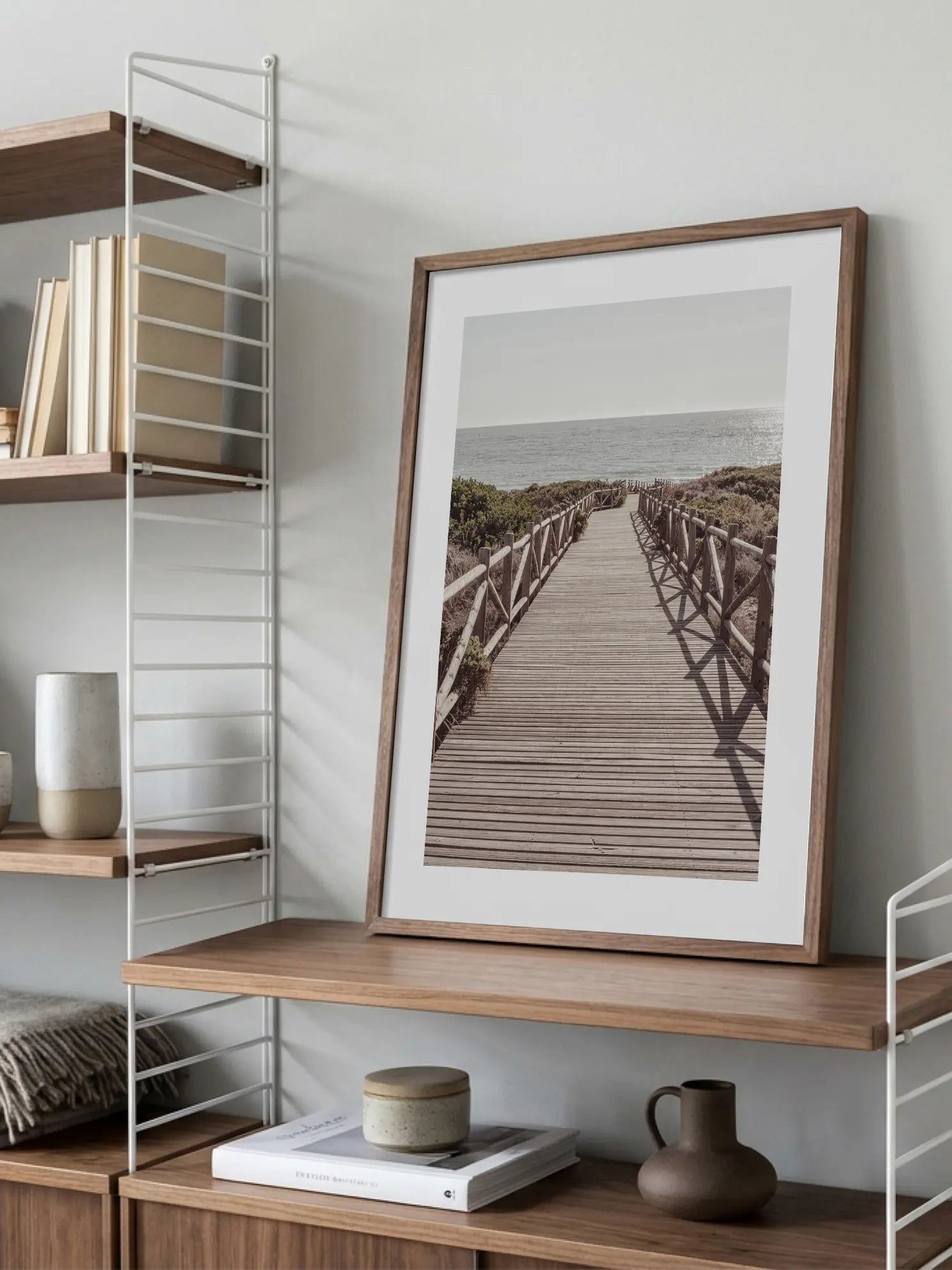 Wooden Pathway Poster