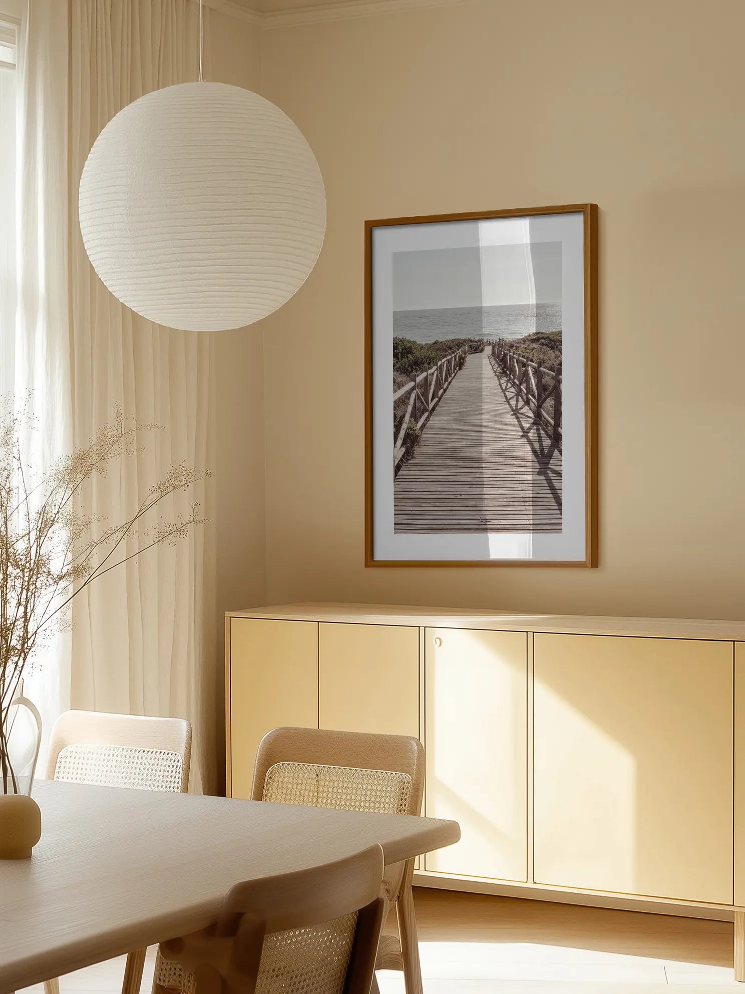 Wooden Pathway Poster