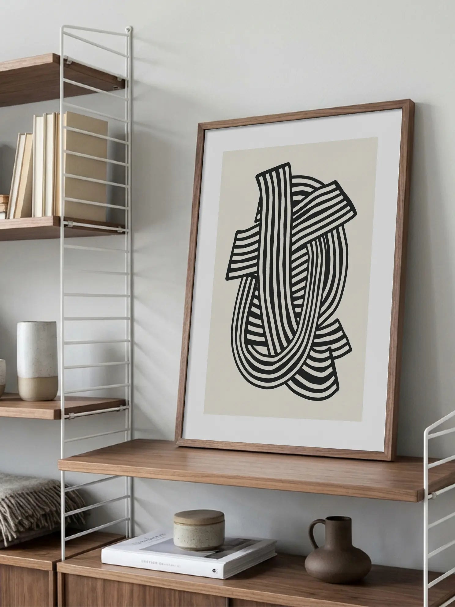 Woven Lines Poster