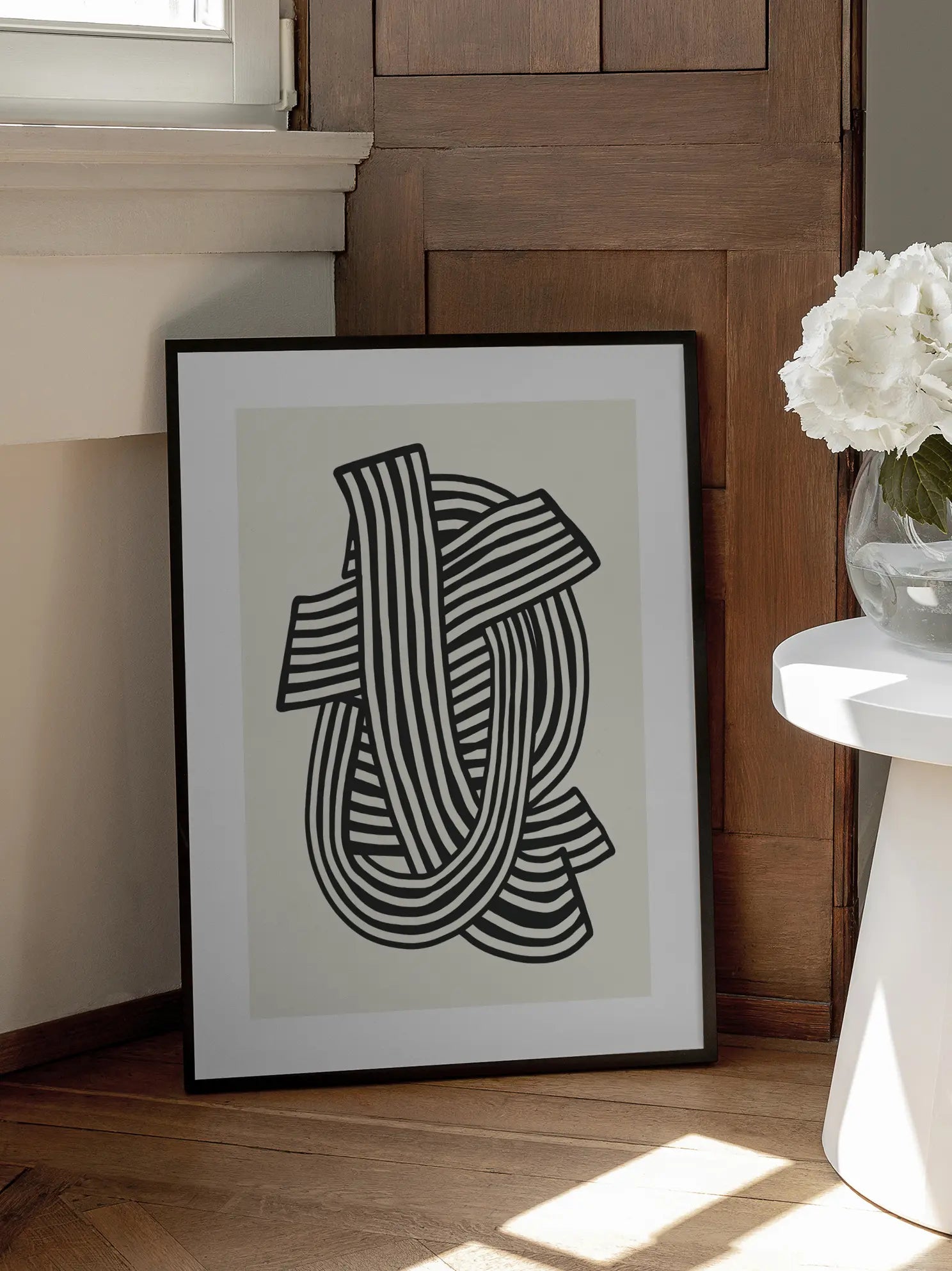 Woven Lines Poster