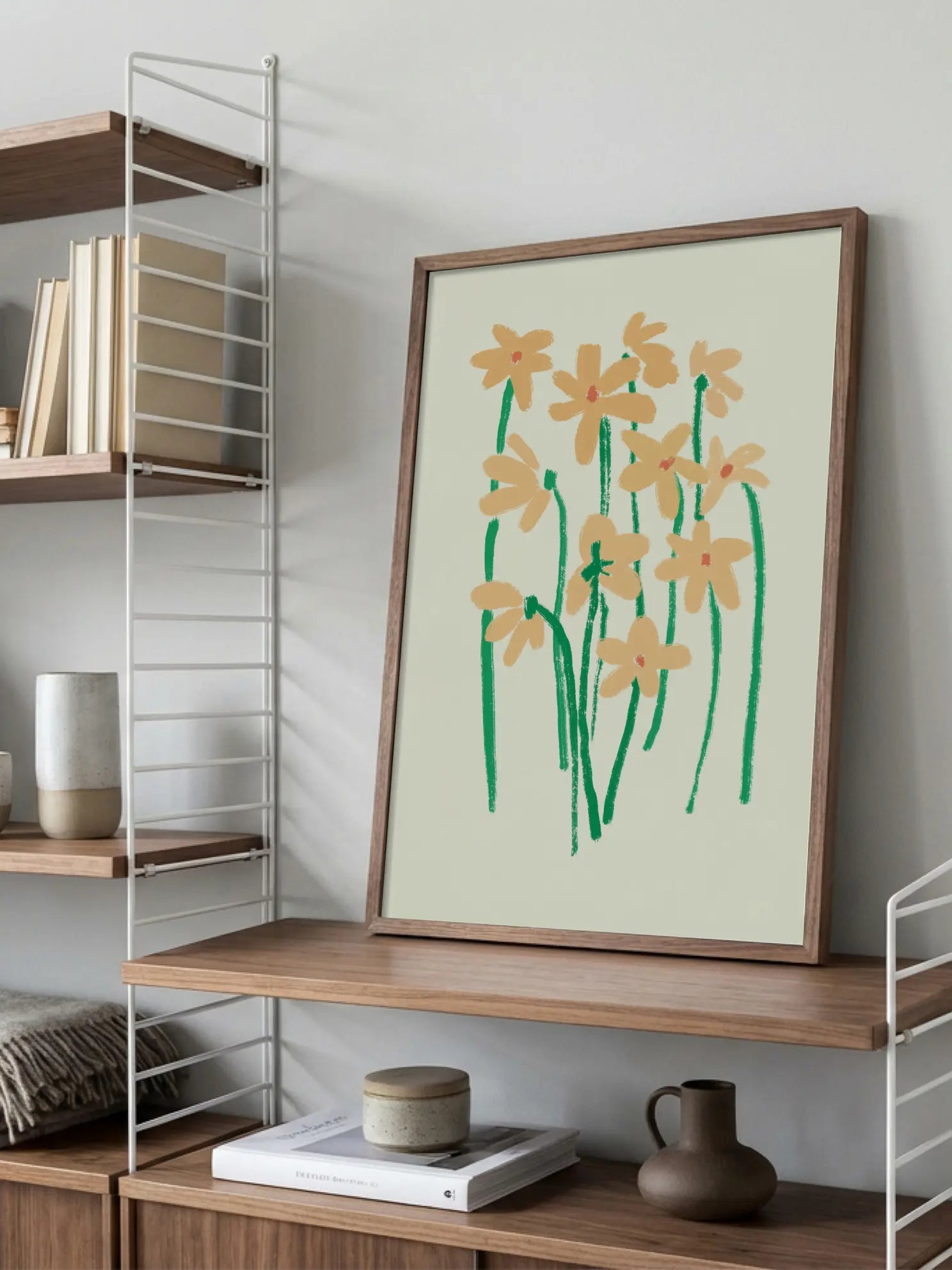 Yellow Blossoms Poster