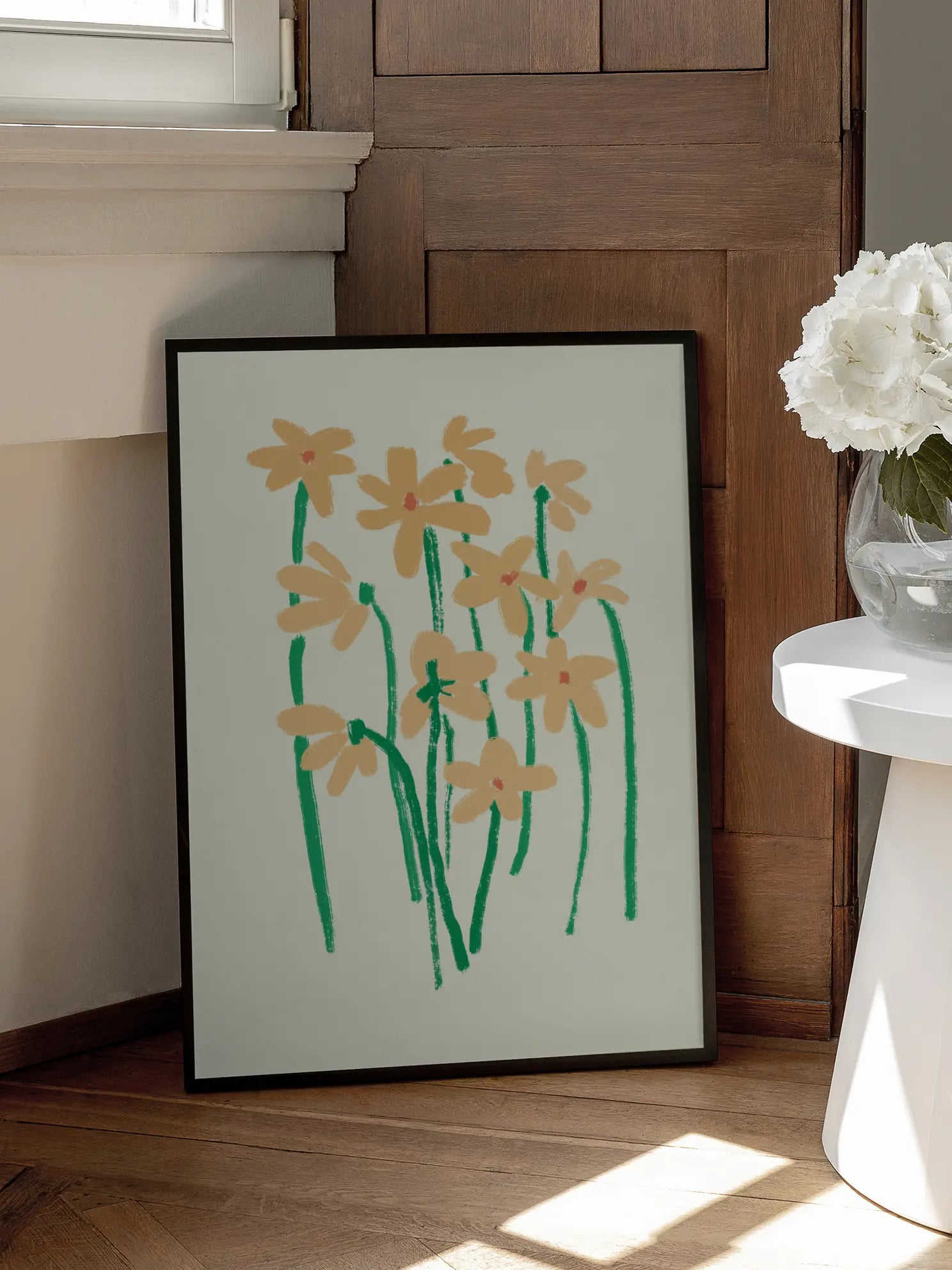 Yellow Blossoms Poster