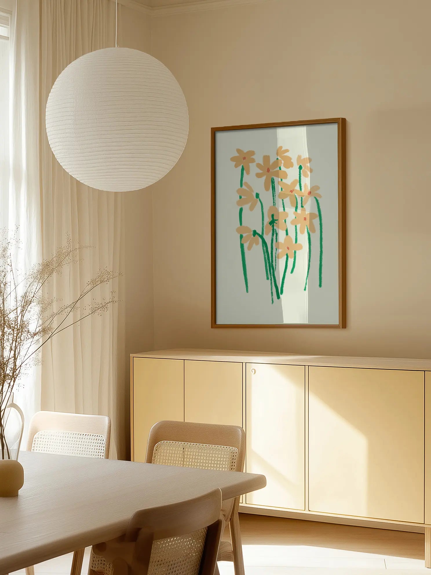 Yellow Blossoms Poster