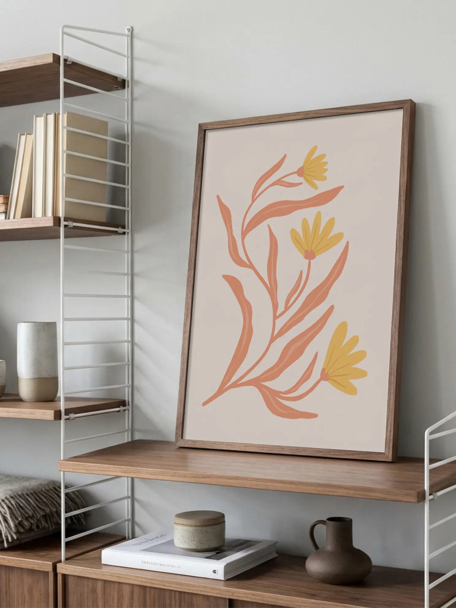 Yellow Botanical No1 Poster