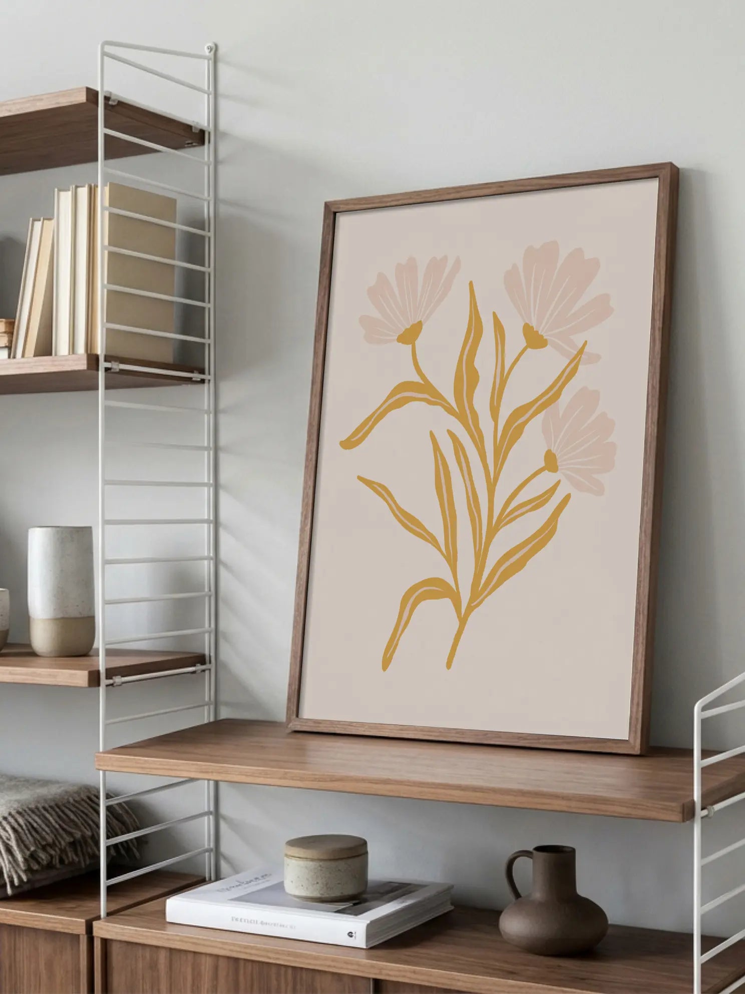 Yellow Botanical No2 Poster