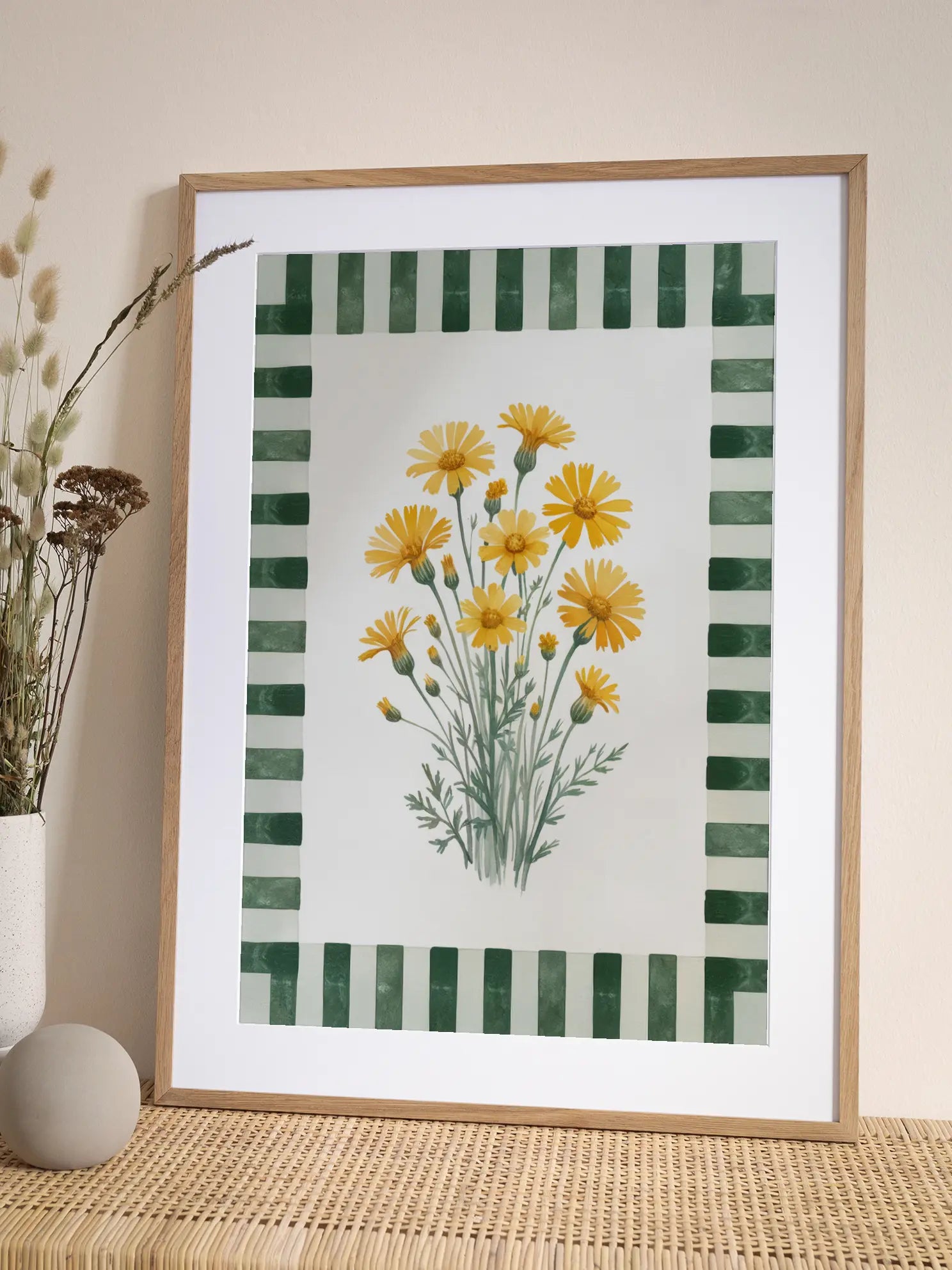 Yellow Bouquet Poster