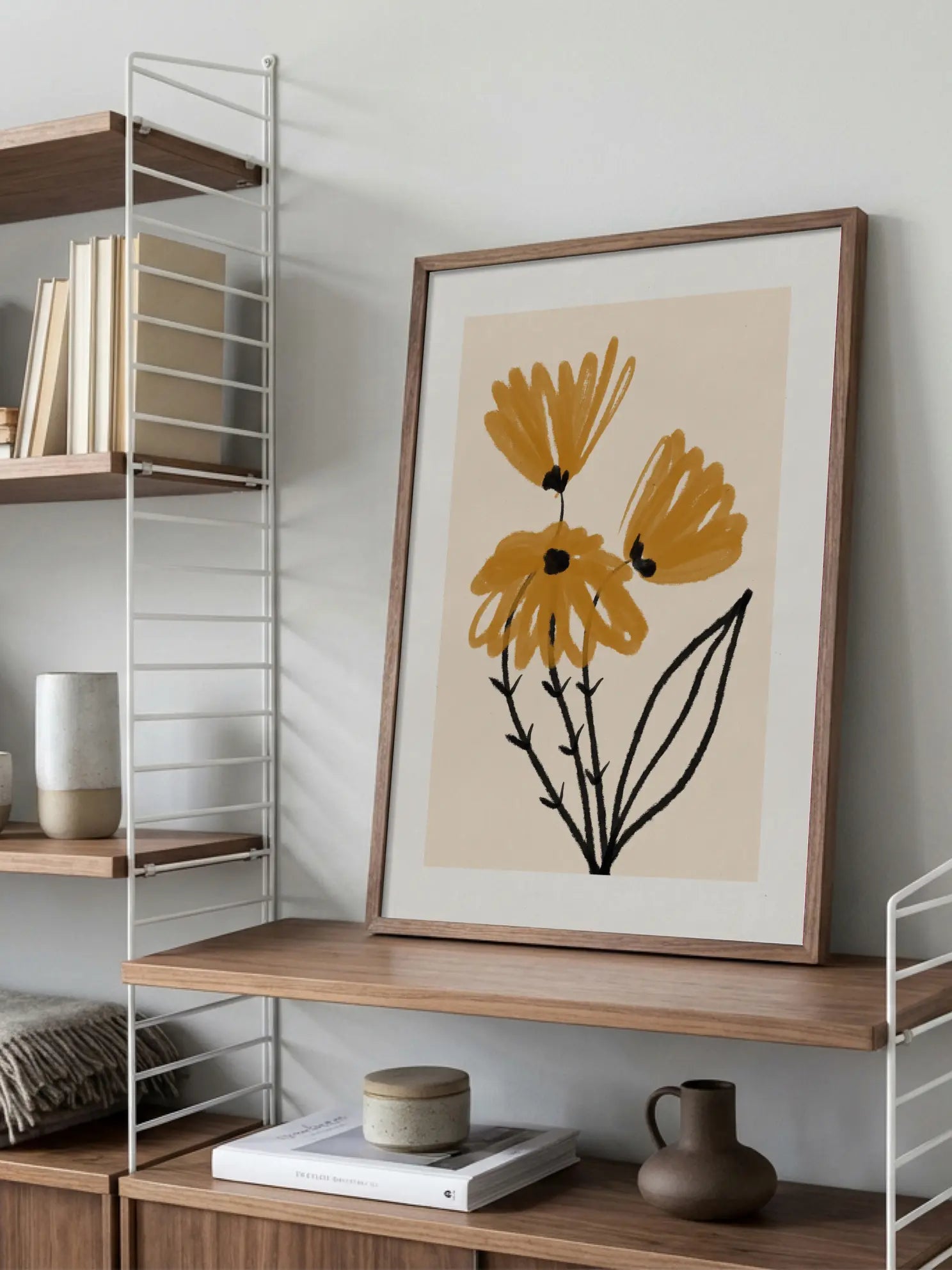 Yellow Flowers Poster