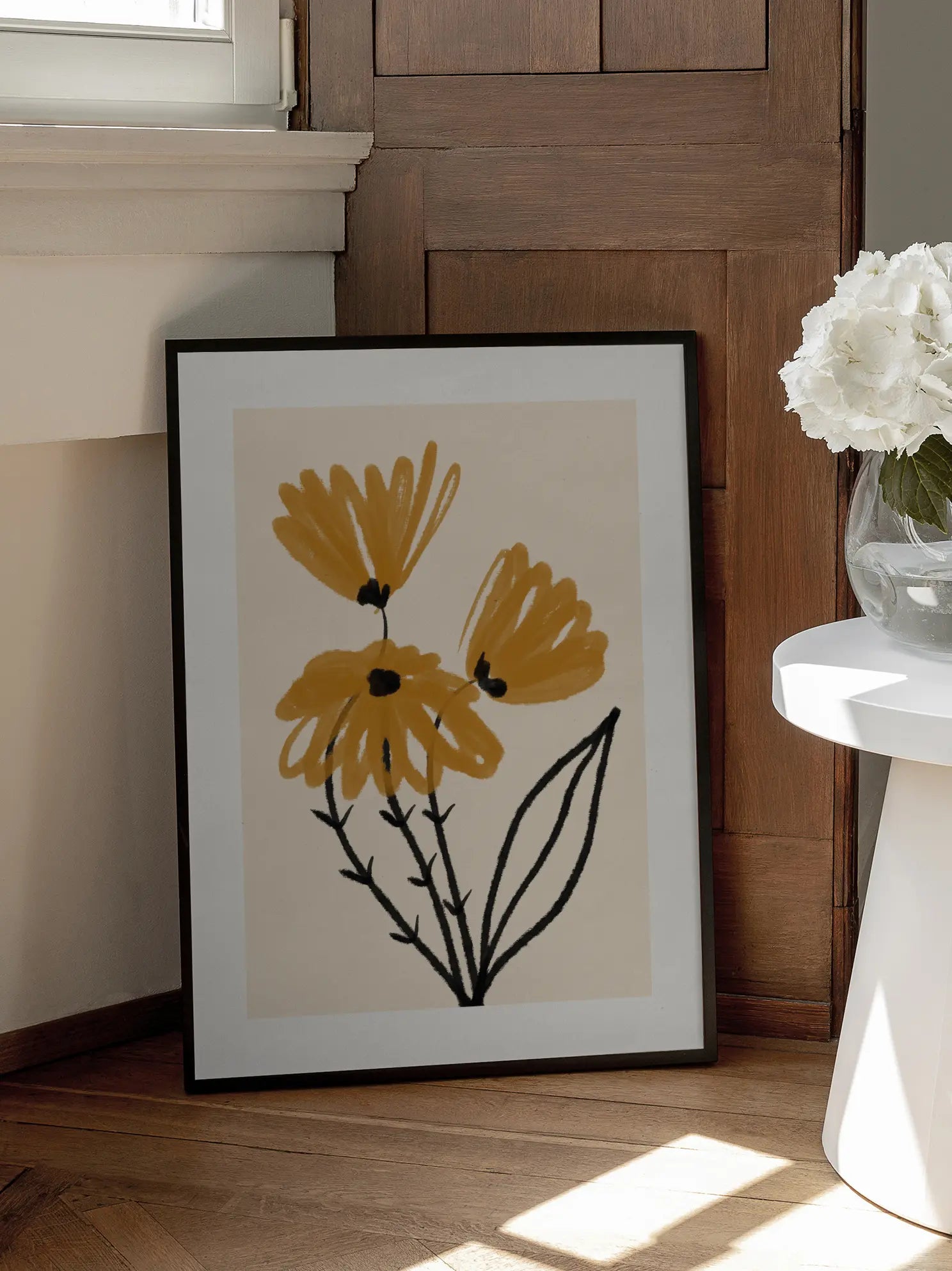Yellow Flowers Poster