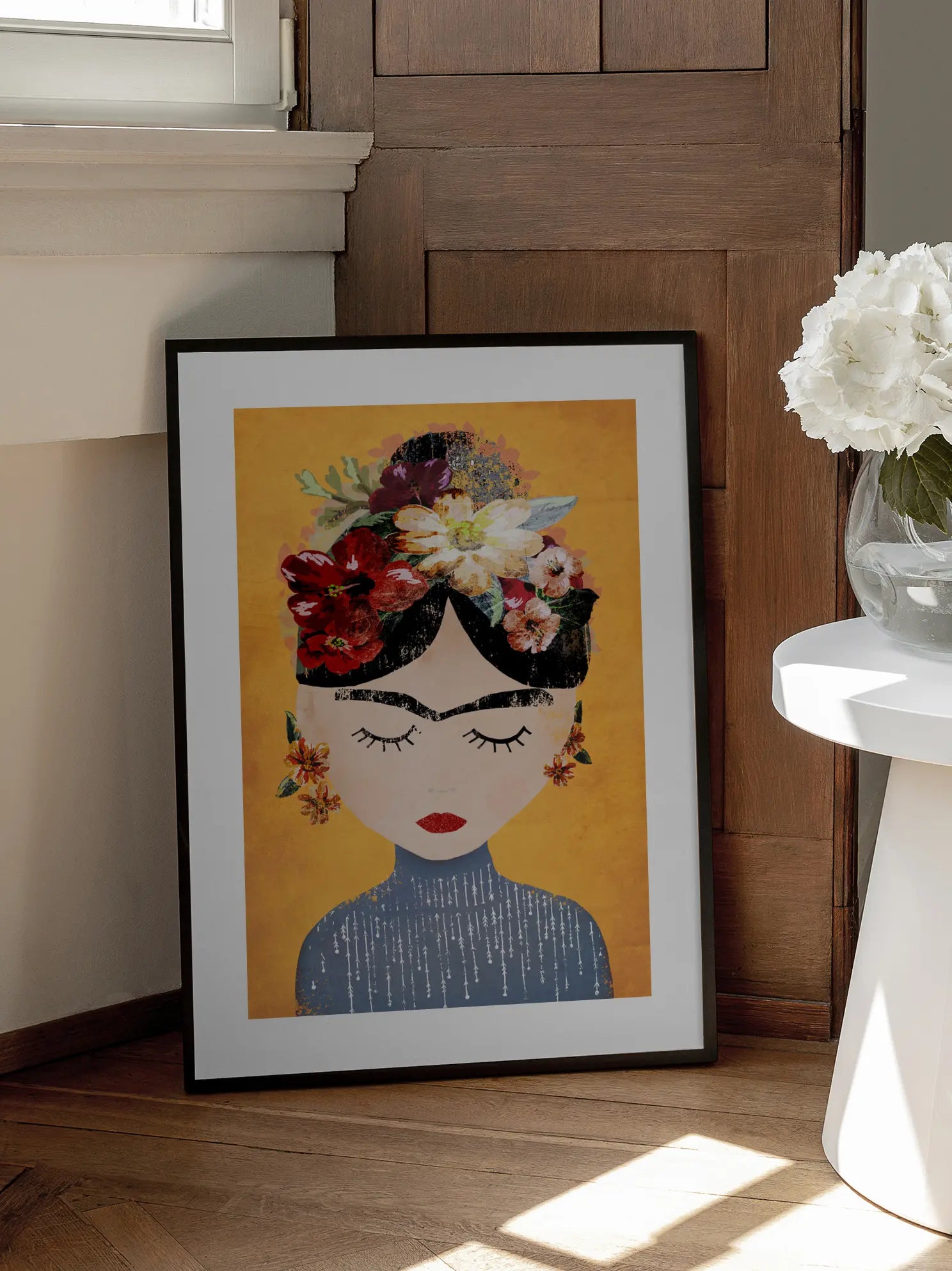 Yellow Frida Poster