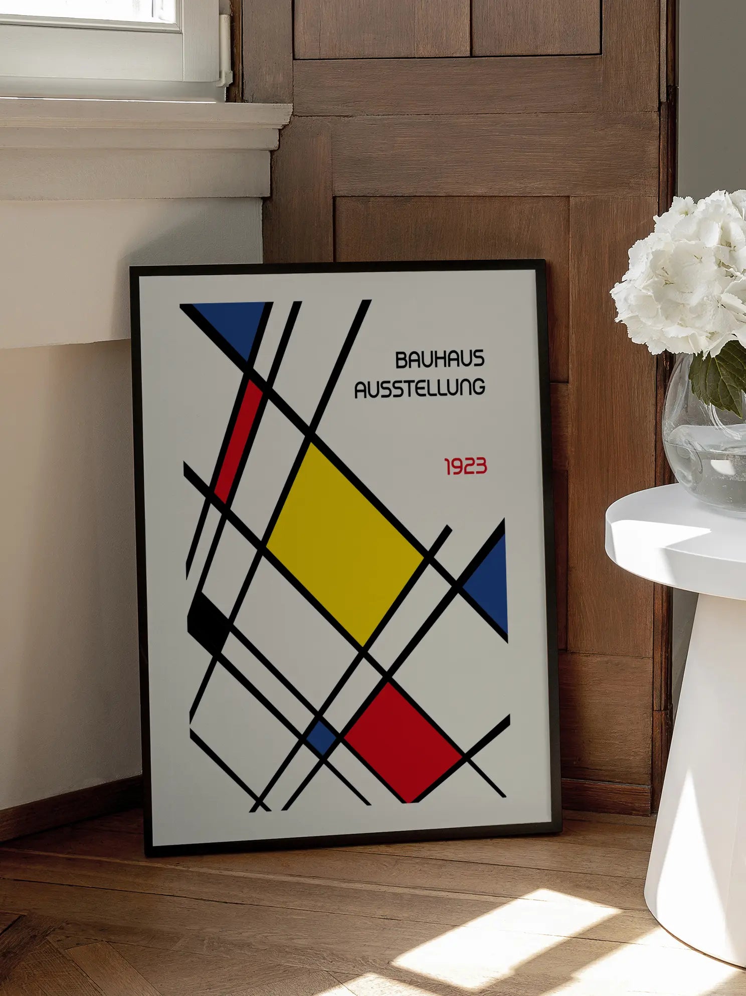 Yellow Grid — Bauhaus 1923 Poster