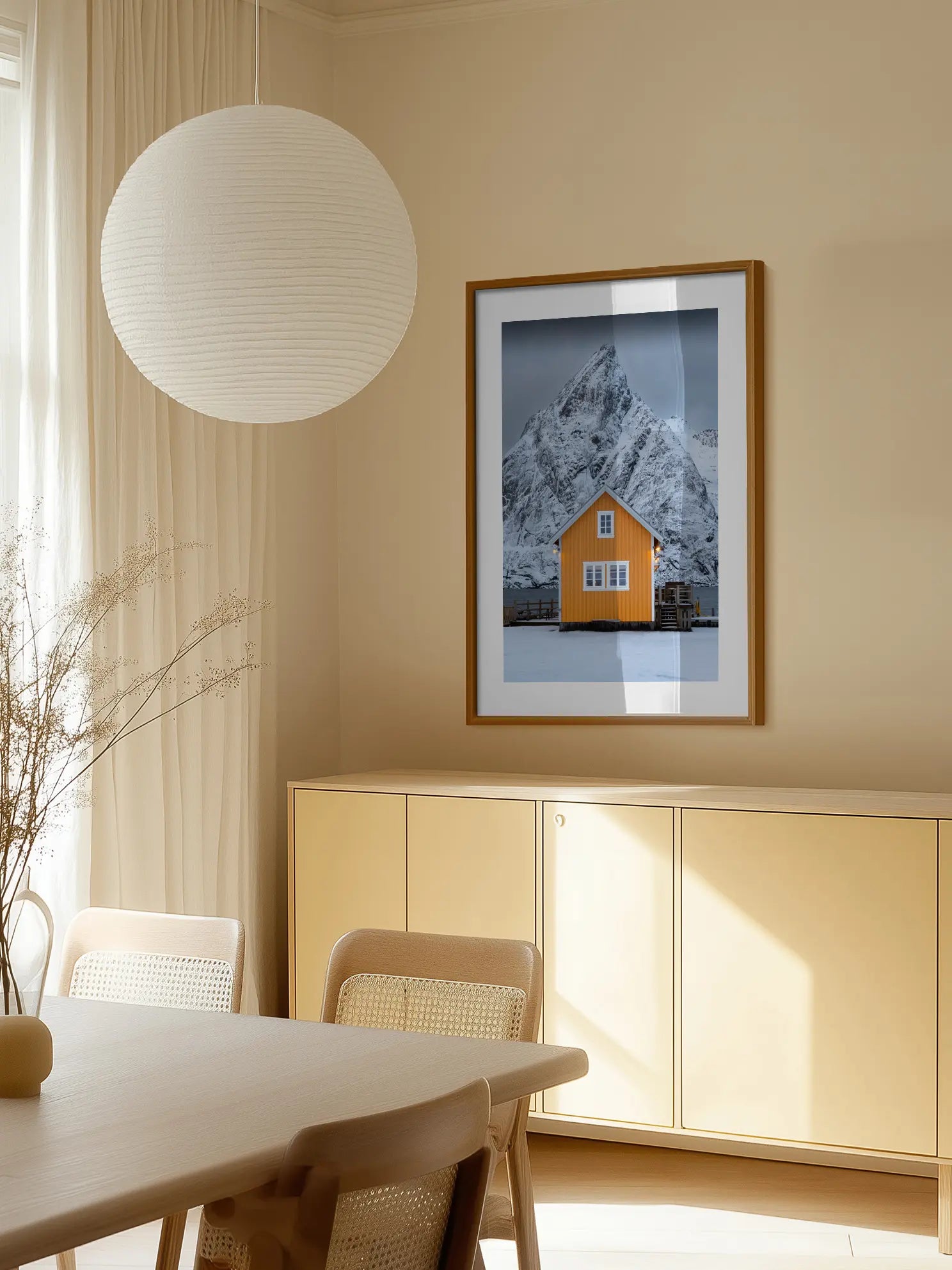 Yellow House Poster
