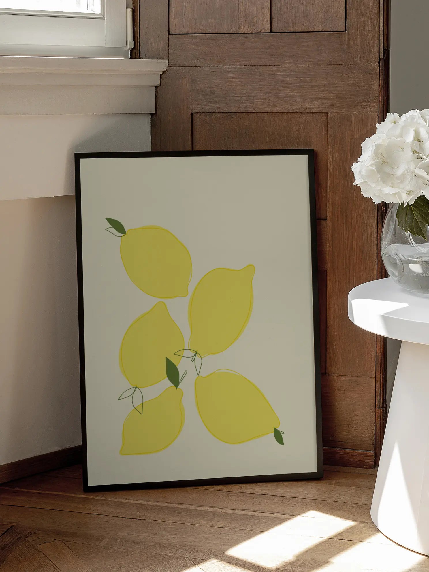 Yellow Lemons Poster