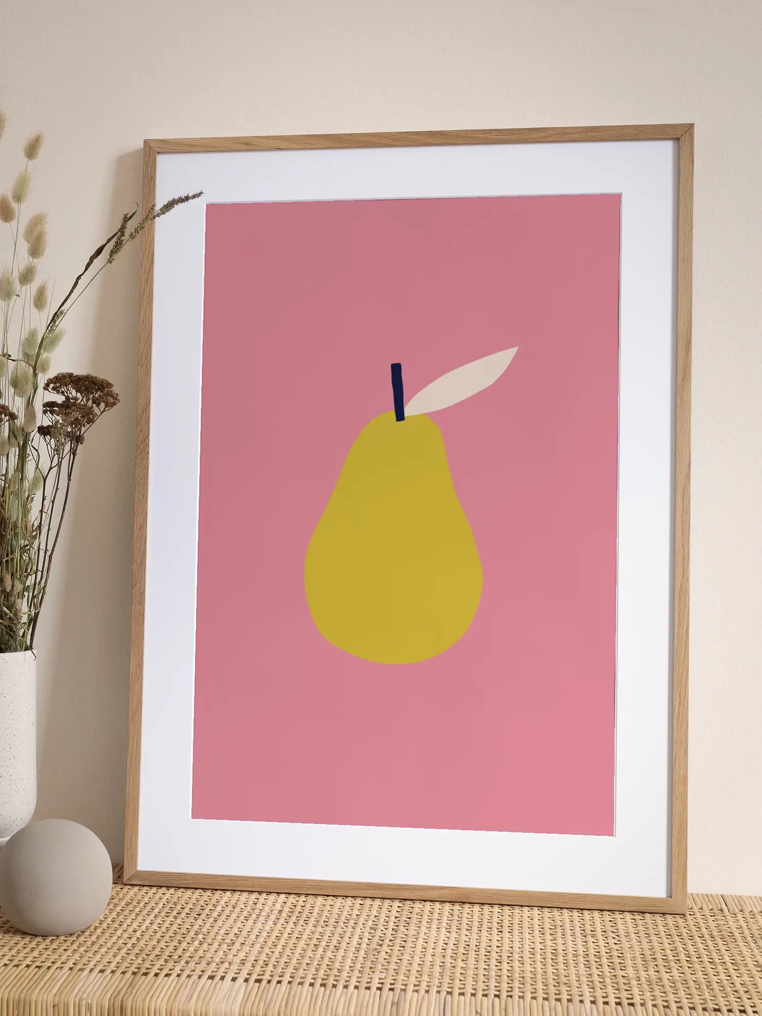 Yellow Pear Poster