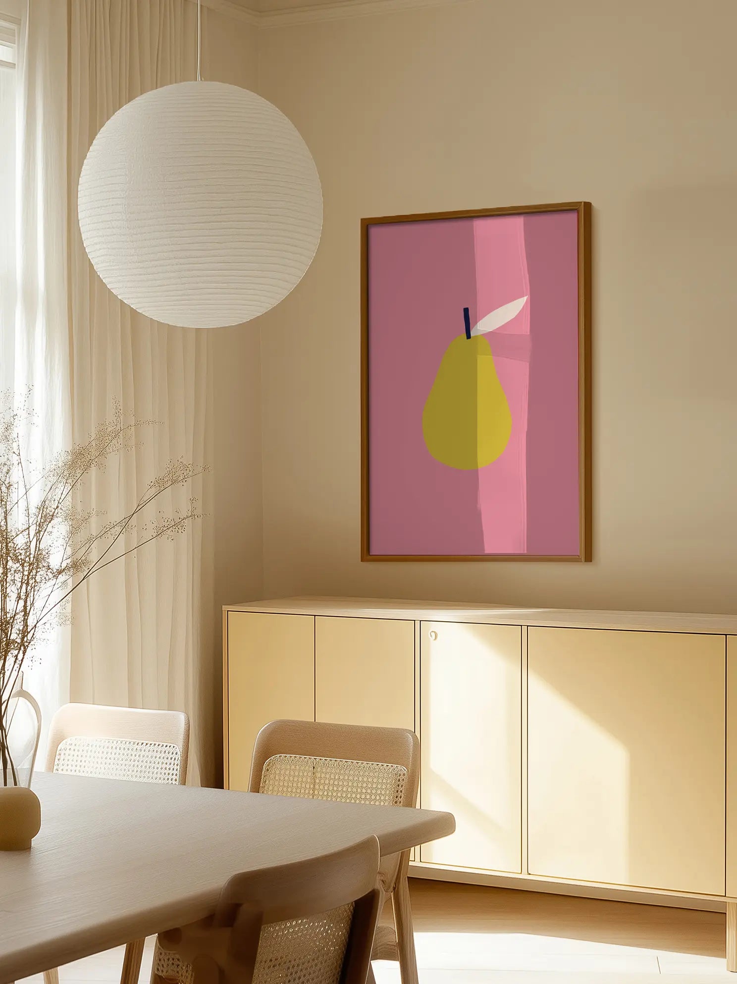 Yellow Pear Poster