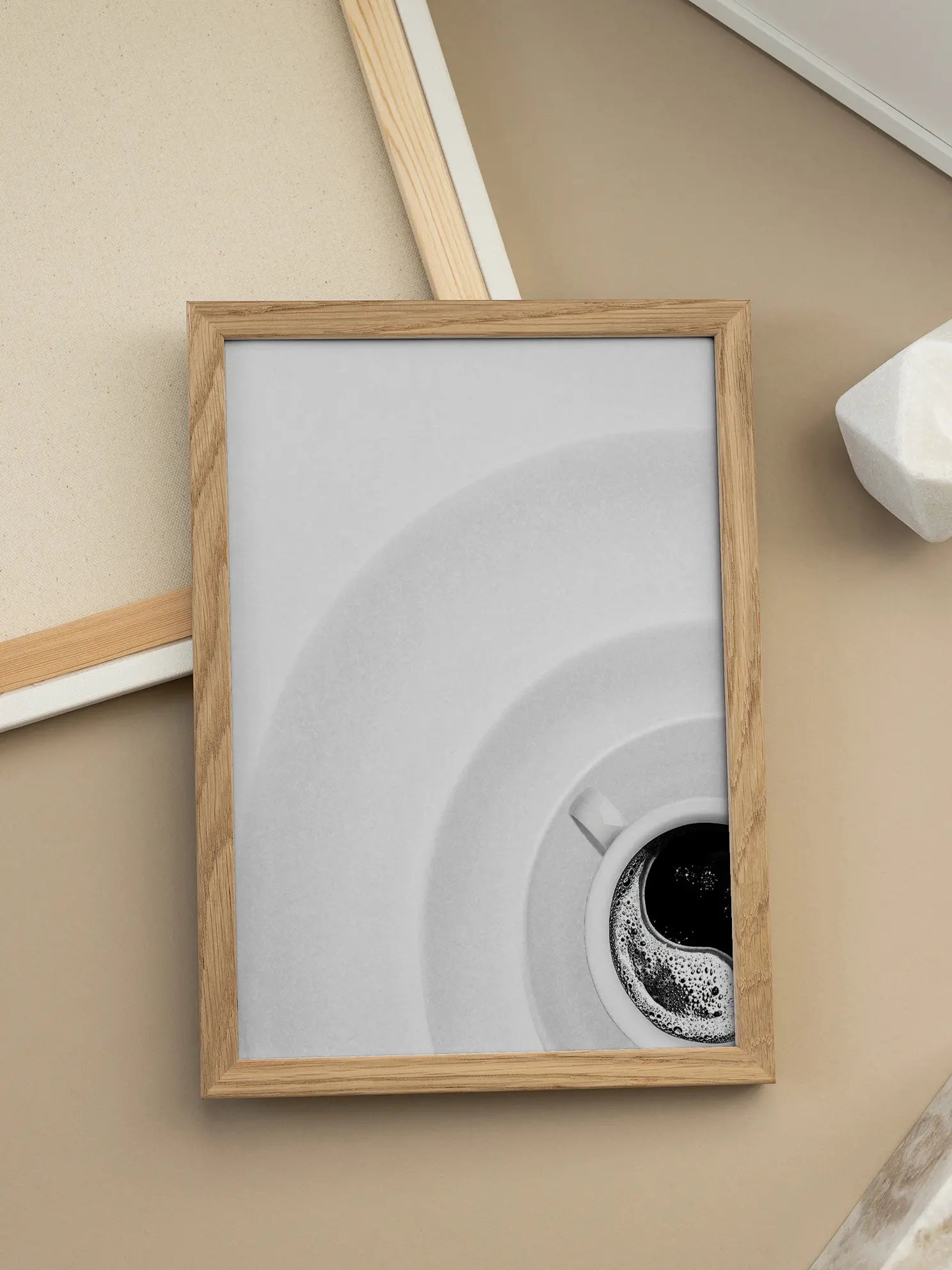 Yin Yang Coffee Poster