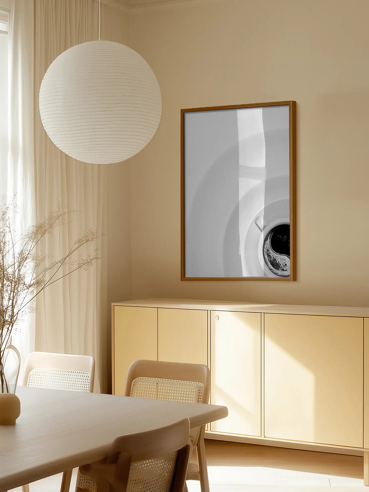 Yin Yang Coffee Poster