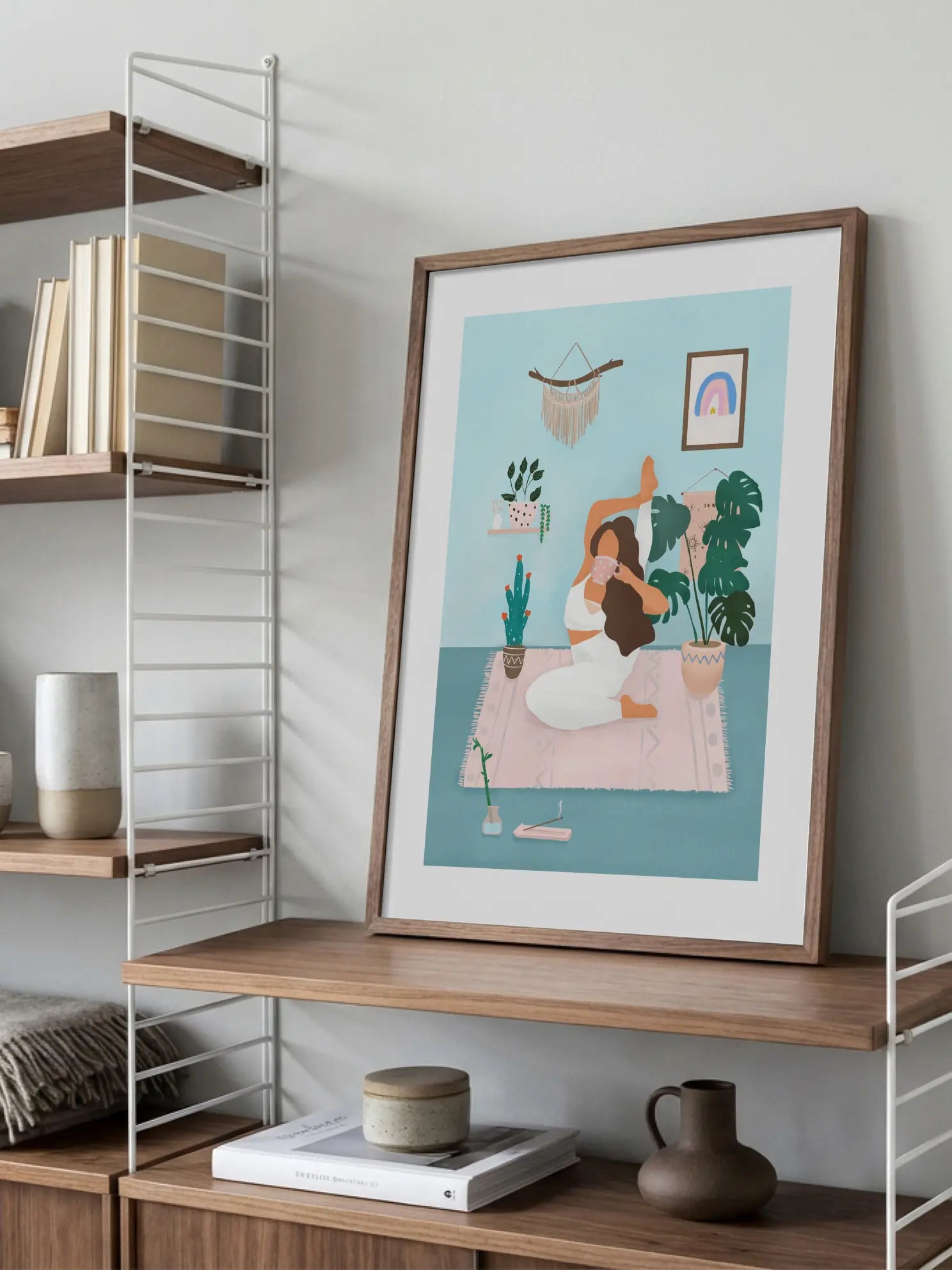 Yoga and Coffee Poster